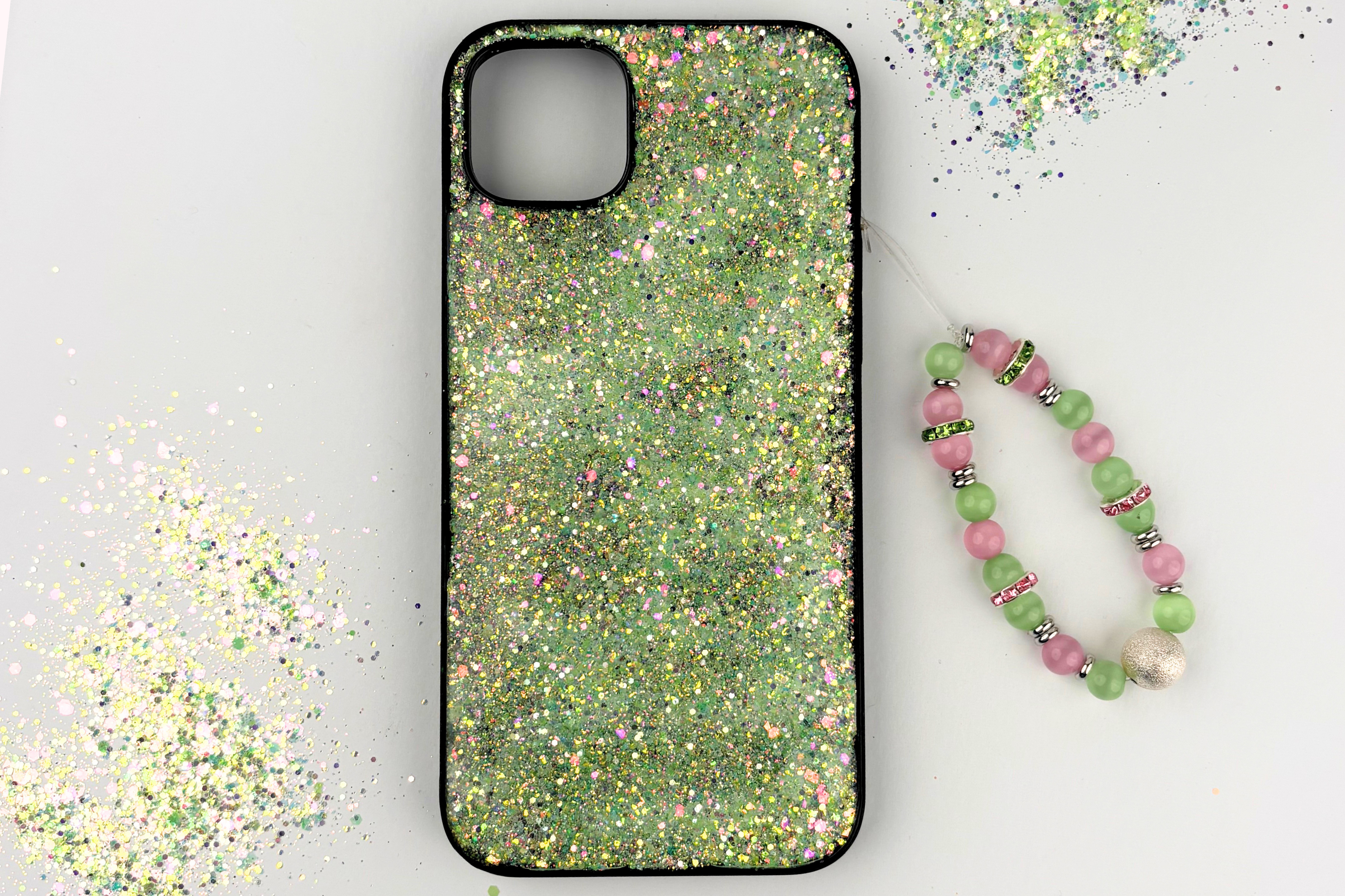 DIY Phone Case: How to Customize a Glitter Case with a Beaded Phone Charm