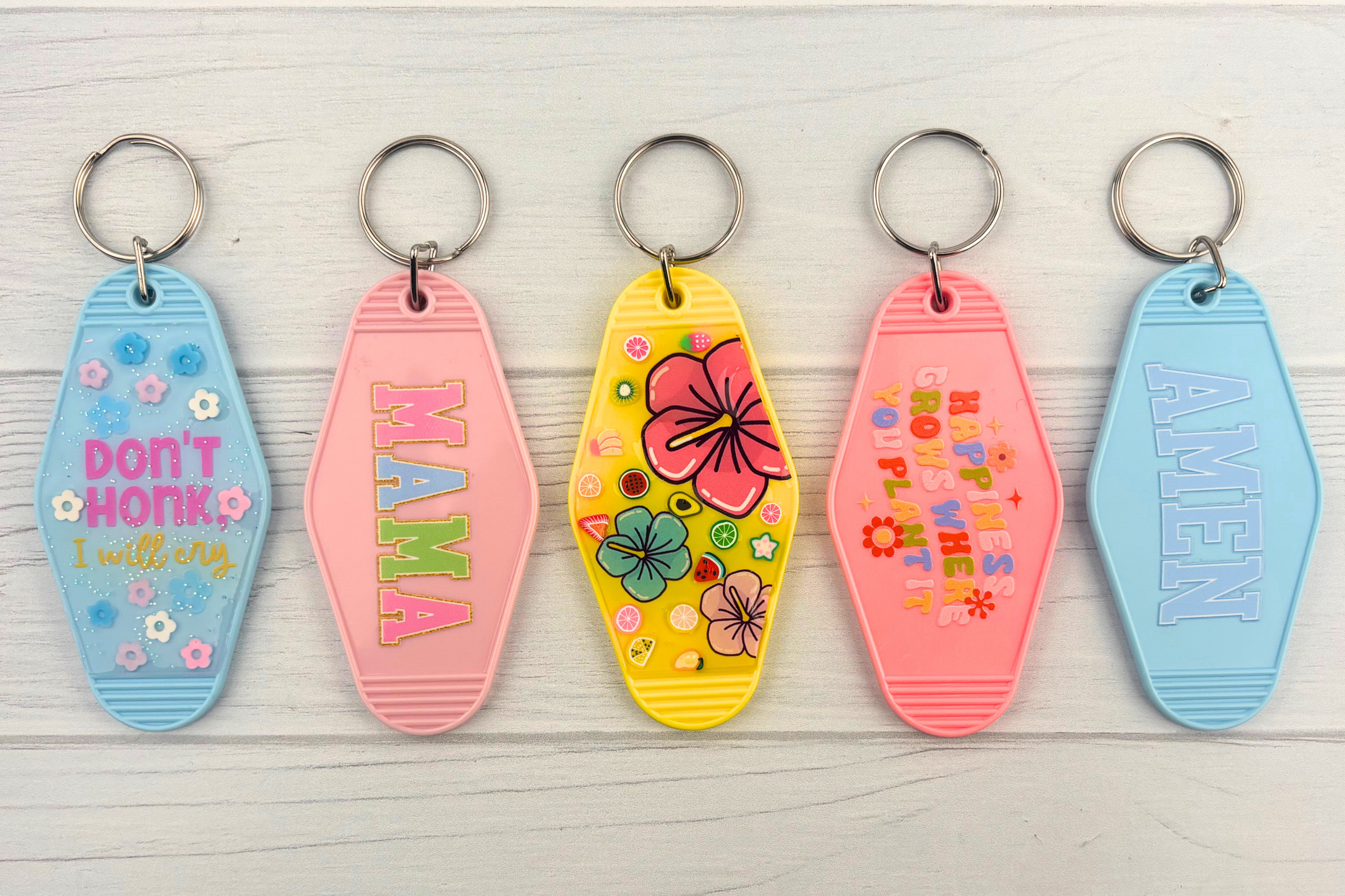 5 Retro Motel Keychains Projects 