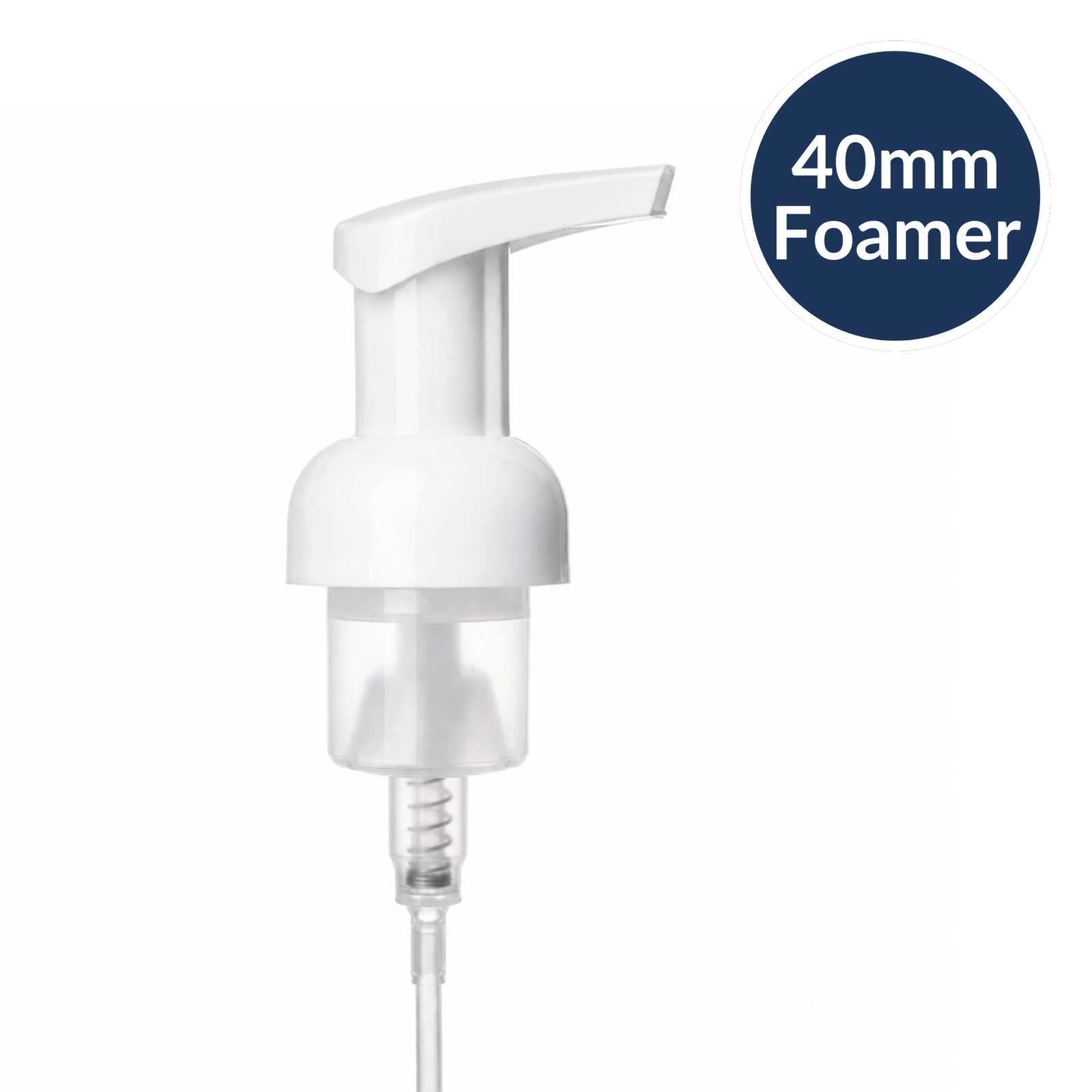 Foamer Pump White Smooth - 40mm
