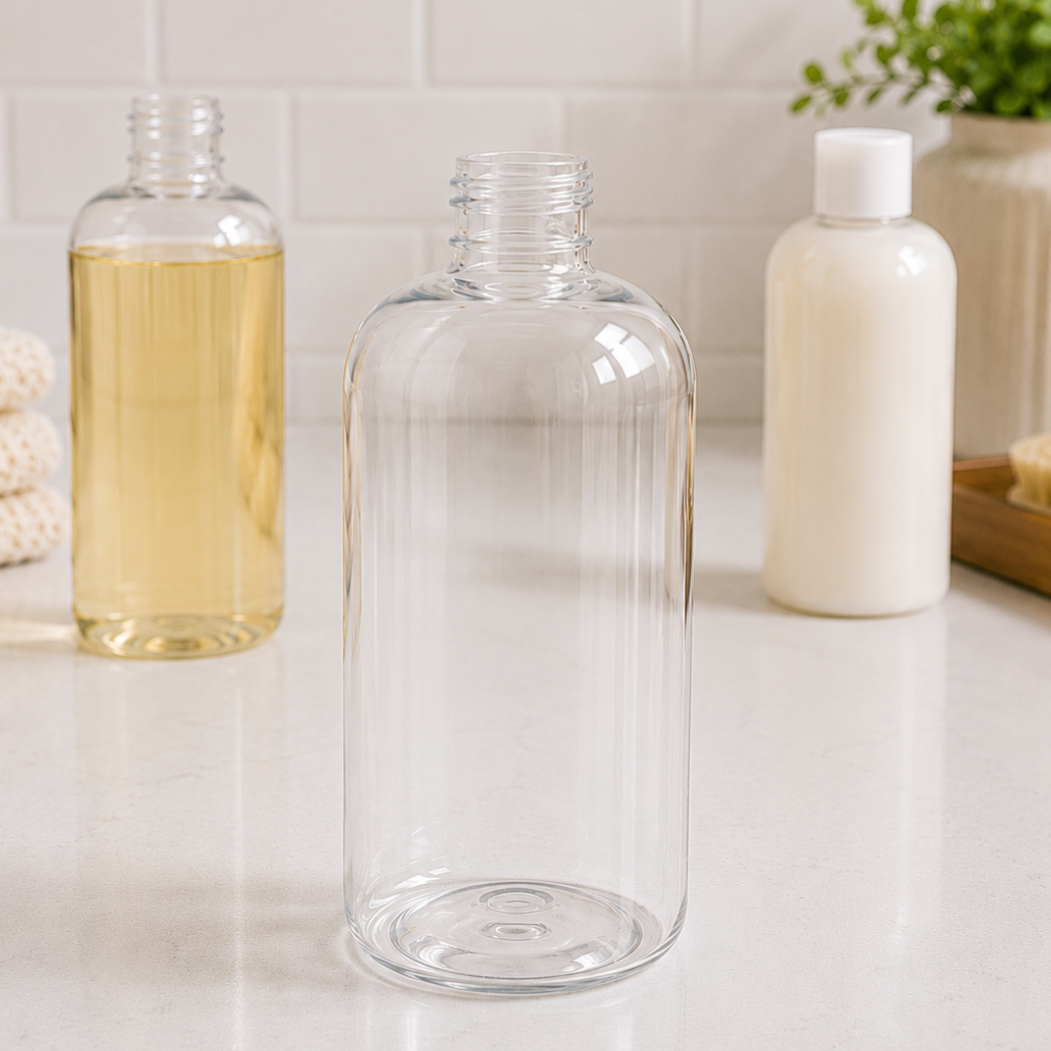 Boston Round PET Bottles