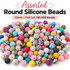 Silicone Beads 12mm Round - 190000/LOT