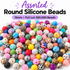 Silicone Beads 15mm Round - 300000/LOT