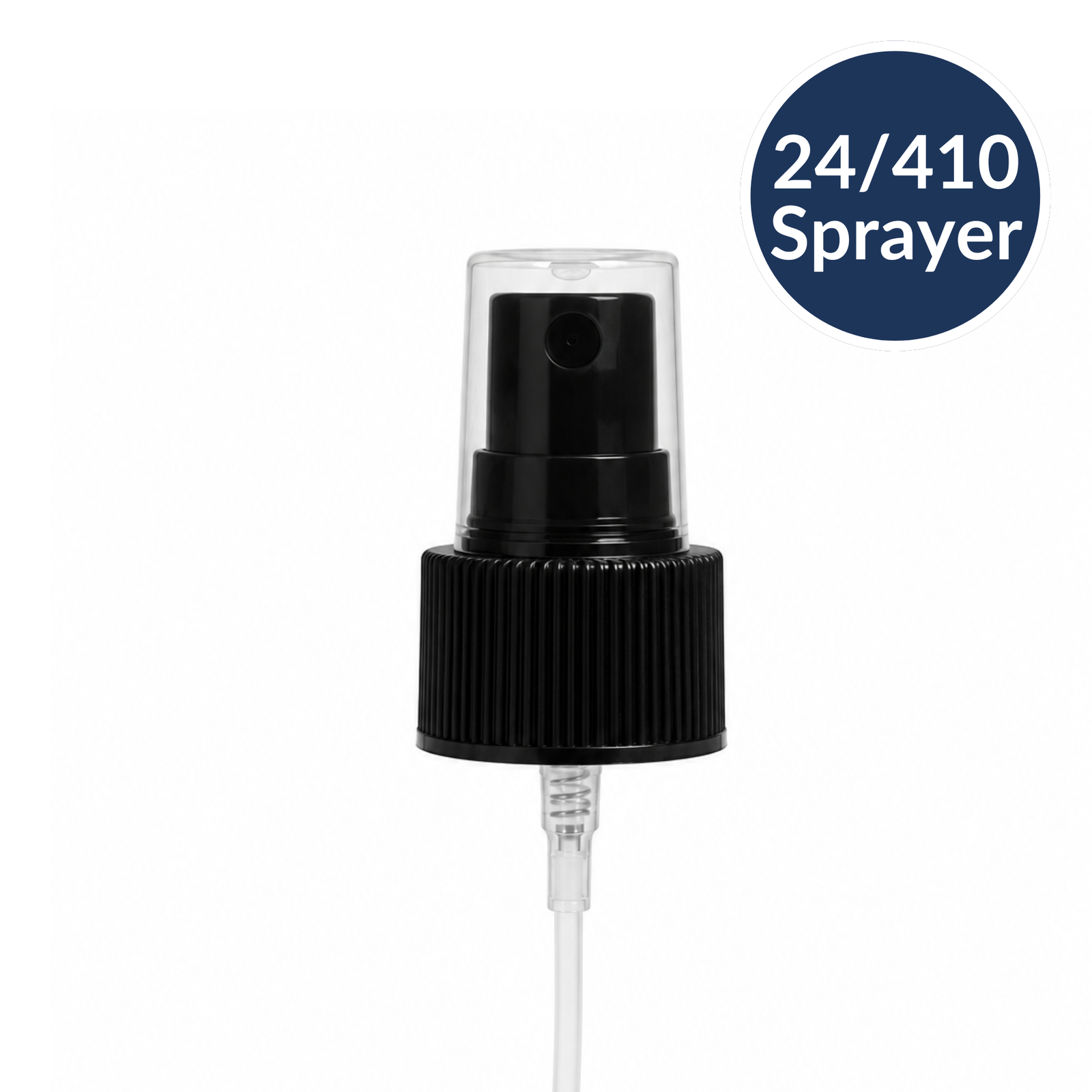 Sprayer & Cap Black Smooth -24/410 (10 per bag)
