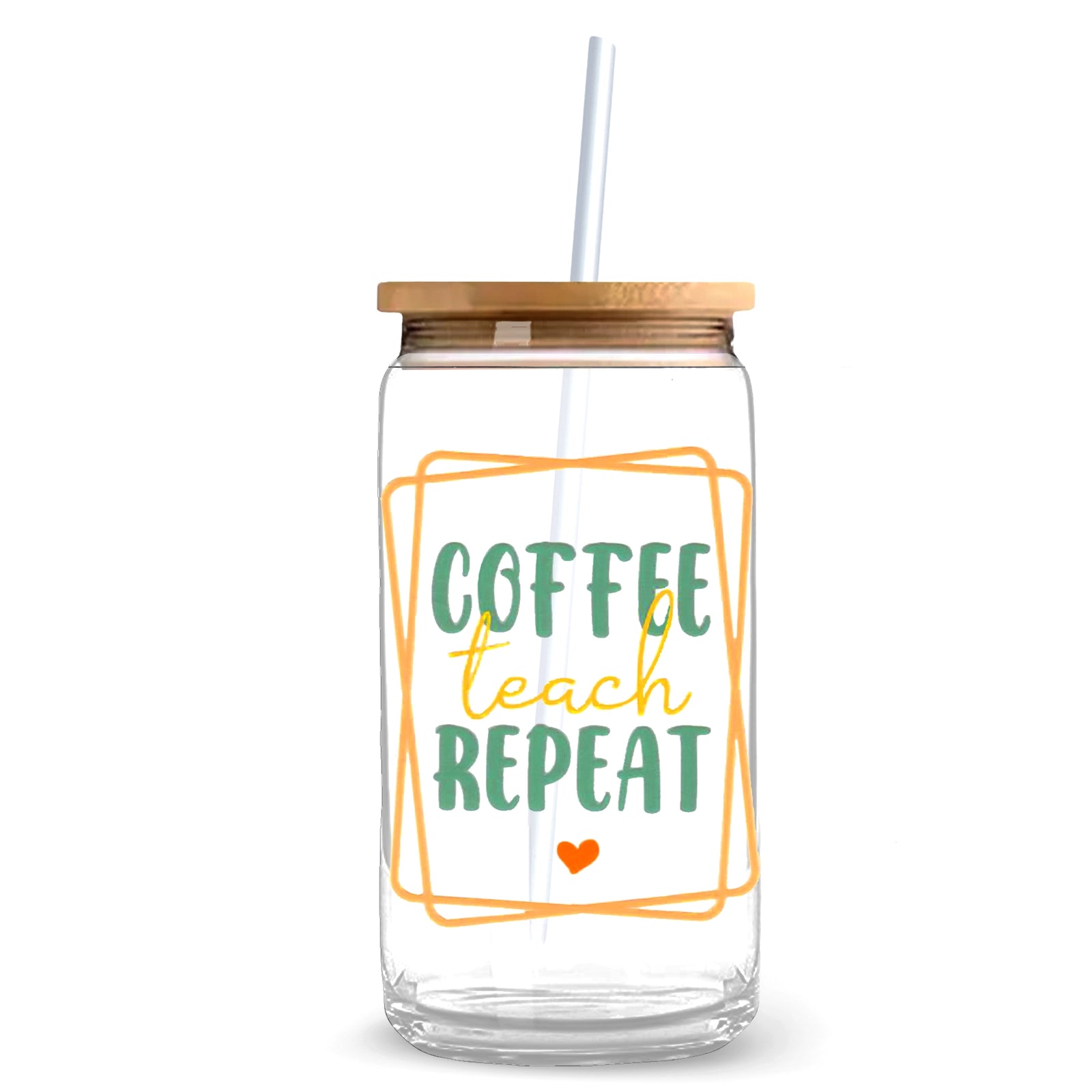 Coffee Teach Repeat 2 Decals 3.5