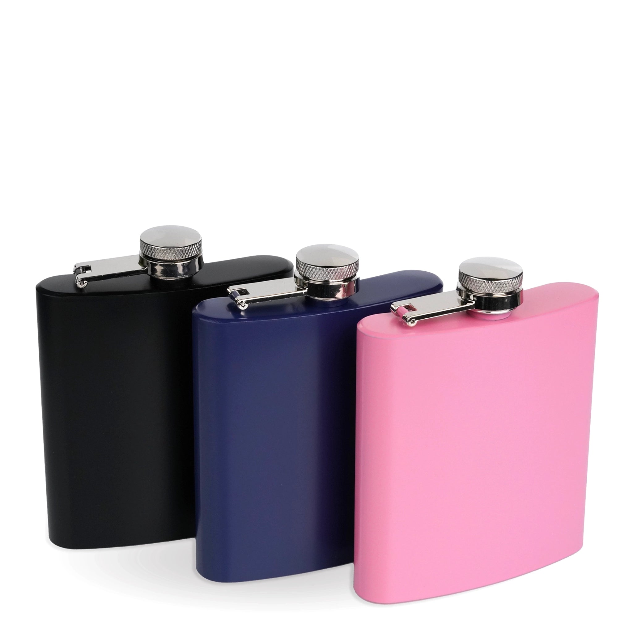 Master Maker Crafts -  6 oz Stainless Steel Hip Flask - Matte Navy Blue | Master Maker Crafts - Wholesale Craft Supplies - Fast Shipping from Ohio DIY Craft Warehouse