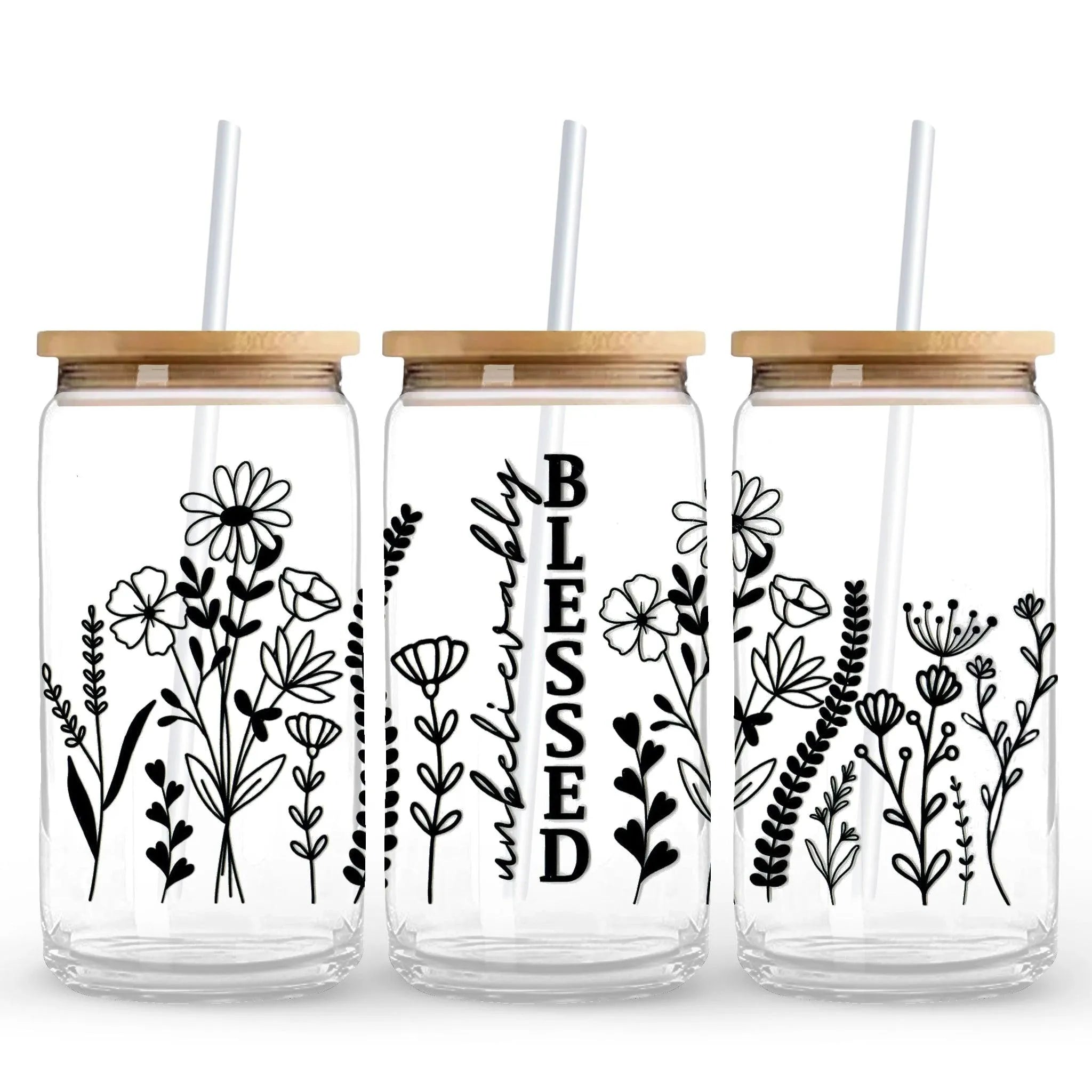 UV DTF Wrap - Unbelievably Blessed - DIY Craft Warehouse DIY Craft Warehouse