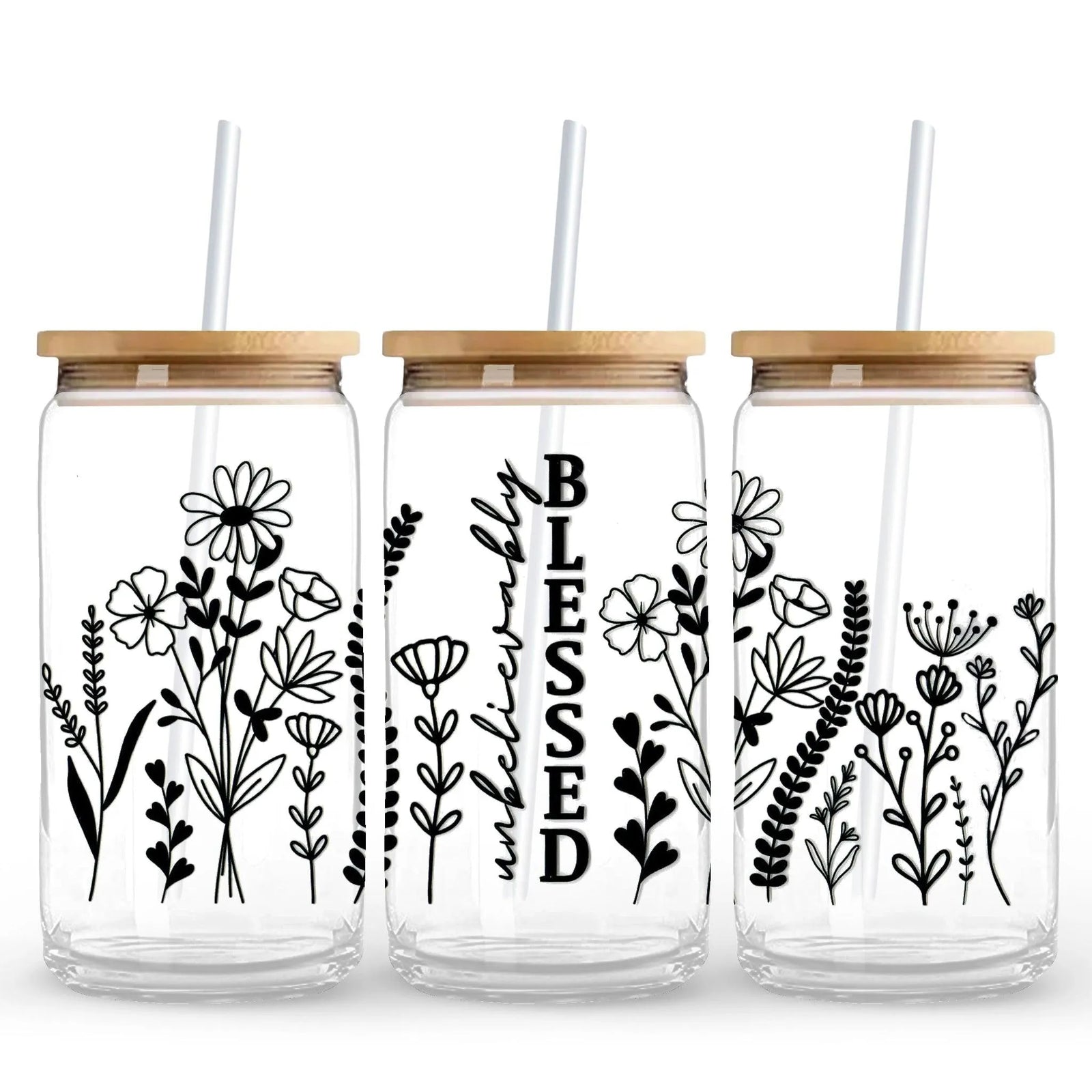 UV DTF Wrap - Unbelievably Blessed - DIY Craft Warehouse