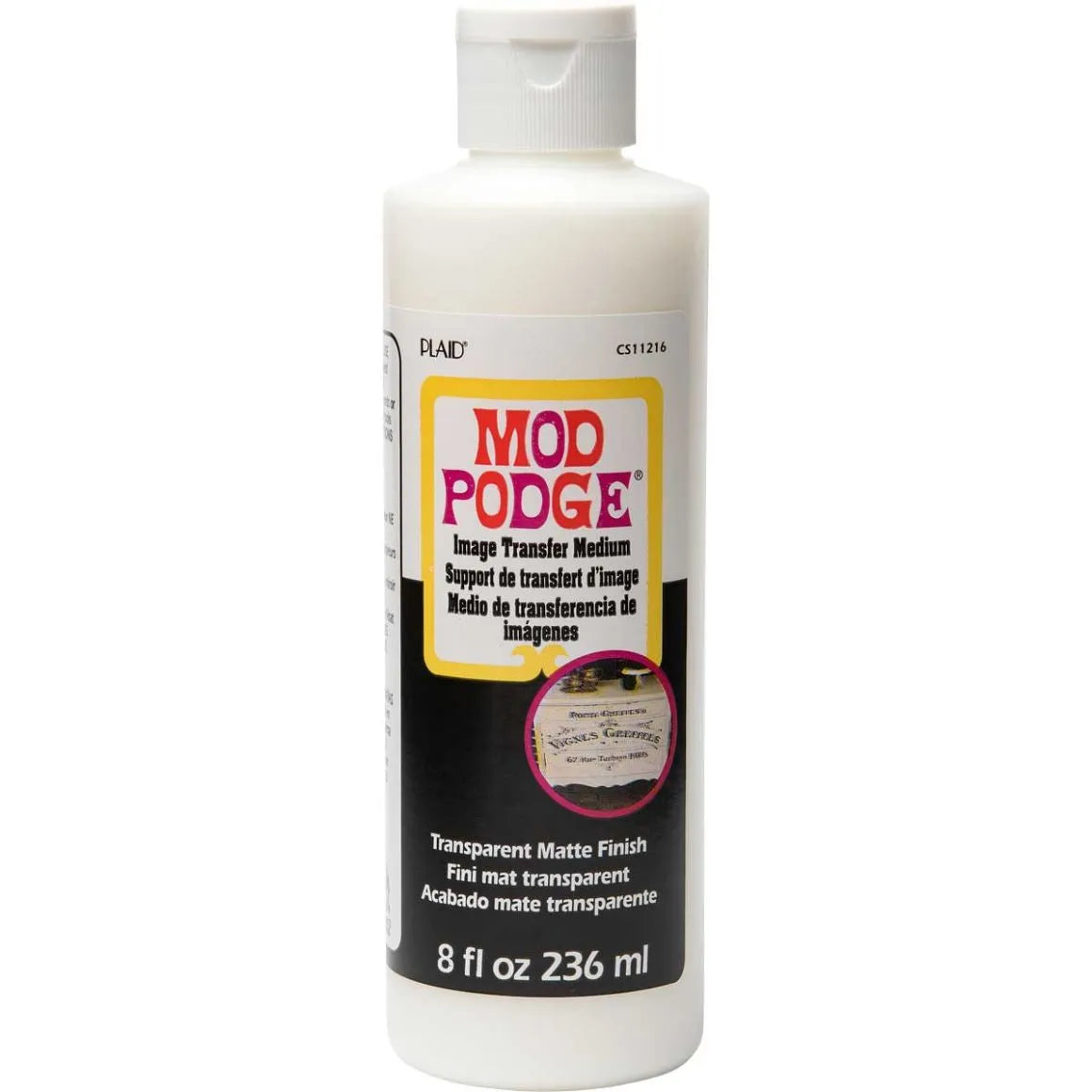 Mod Podge Image Transfer Medium 8oz bottle, wholesale craft supplies, fast shipping Ohio, Master Maker Crafts
