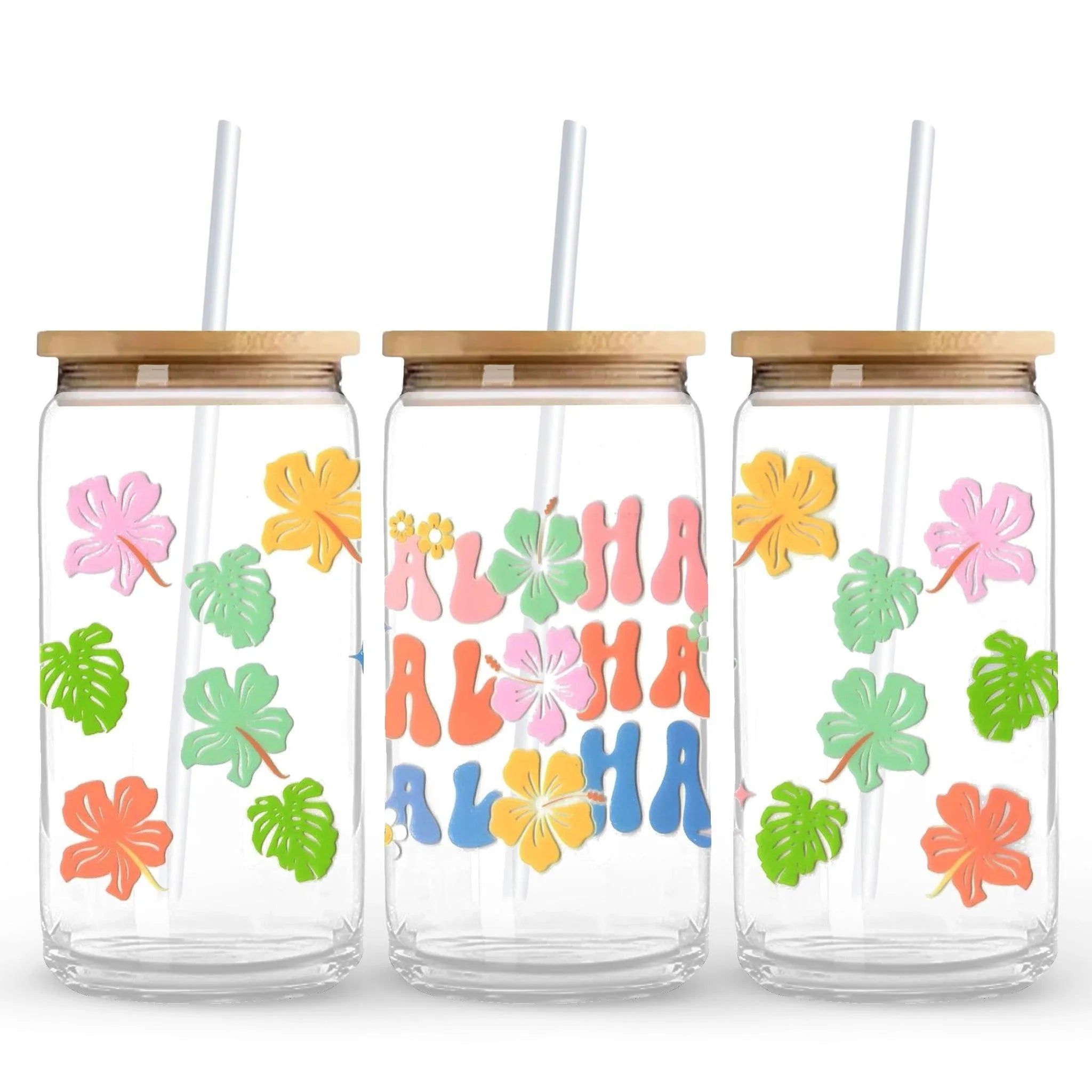 UV DTF Wrap - Aloha & Palms - DIY Craft Warehouse DIY Craft Warehouse