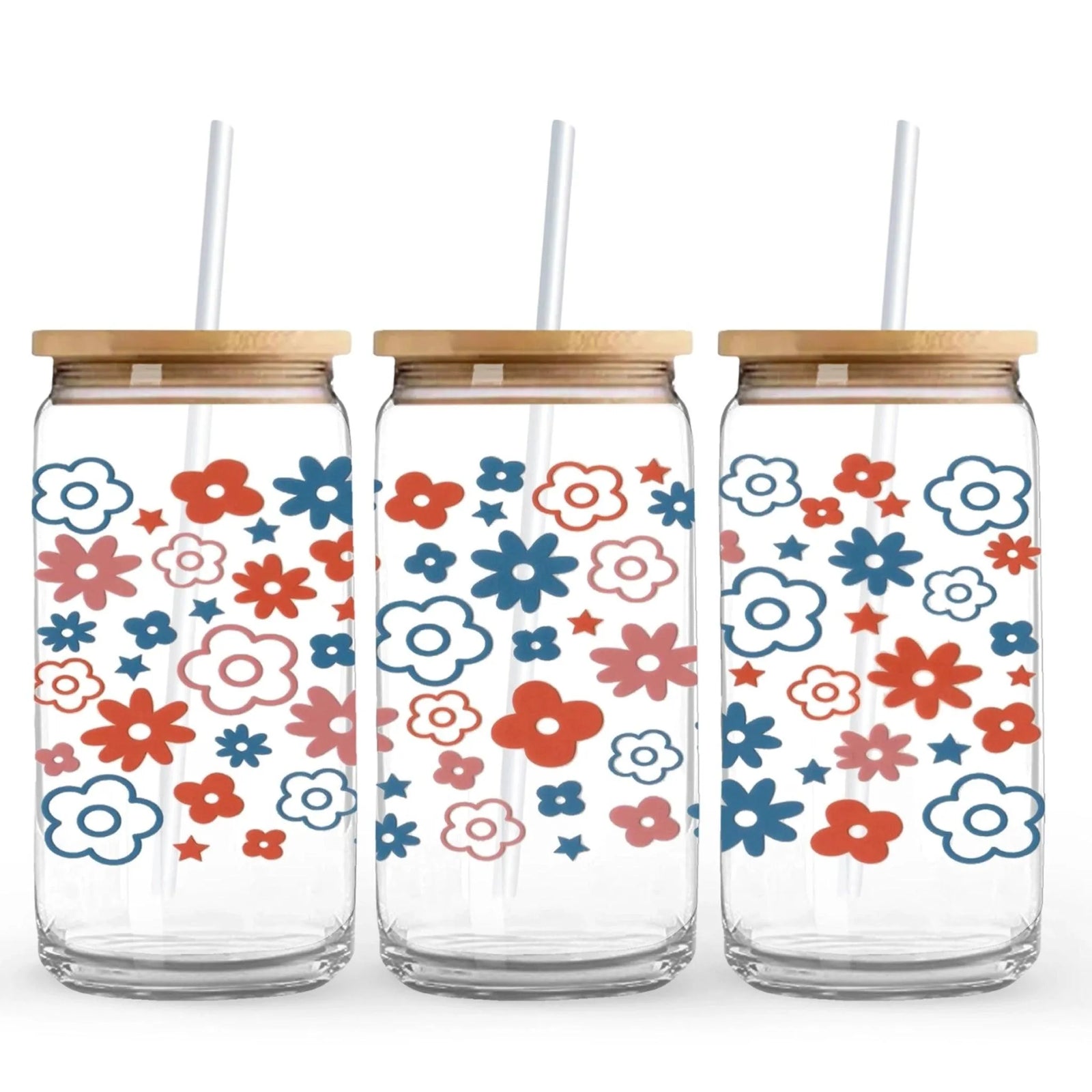 UV DTF Wrap - Americana Flowers - DIY Craft Warehouse