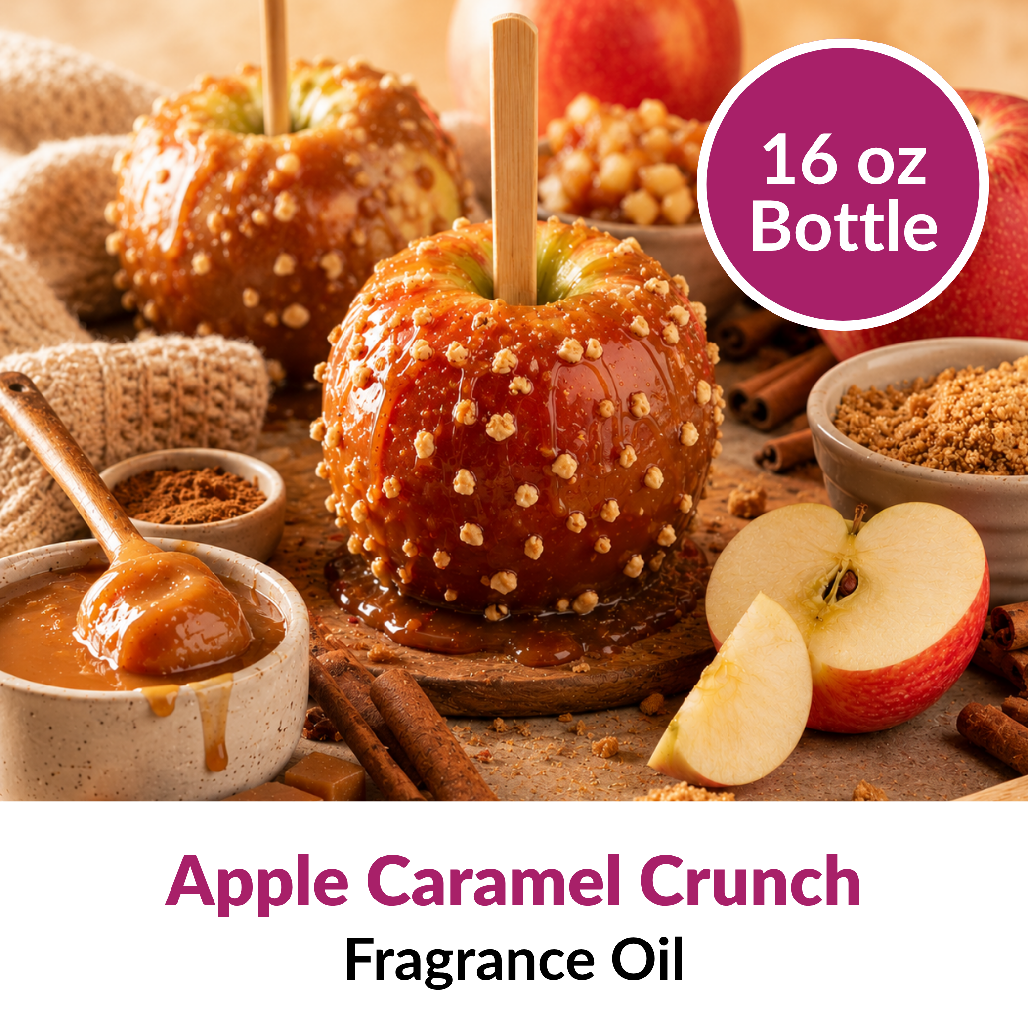 Apple Caramel Crunch Fragrance Oil (16 oz)