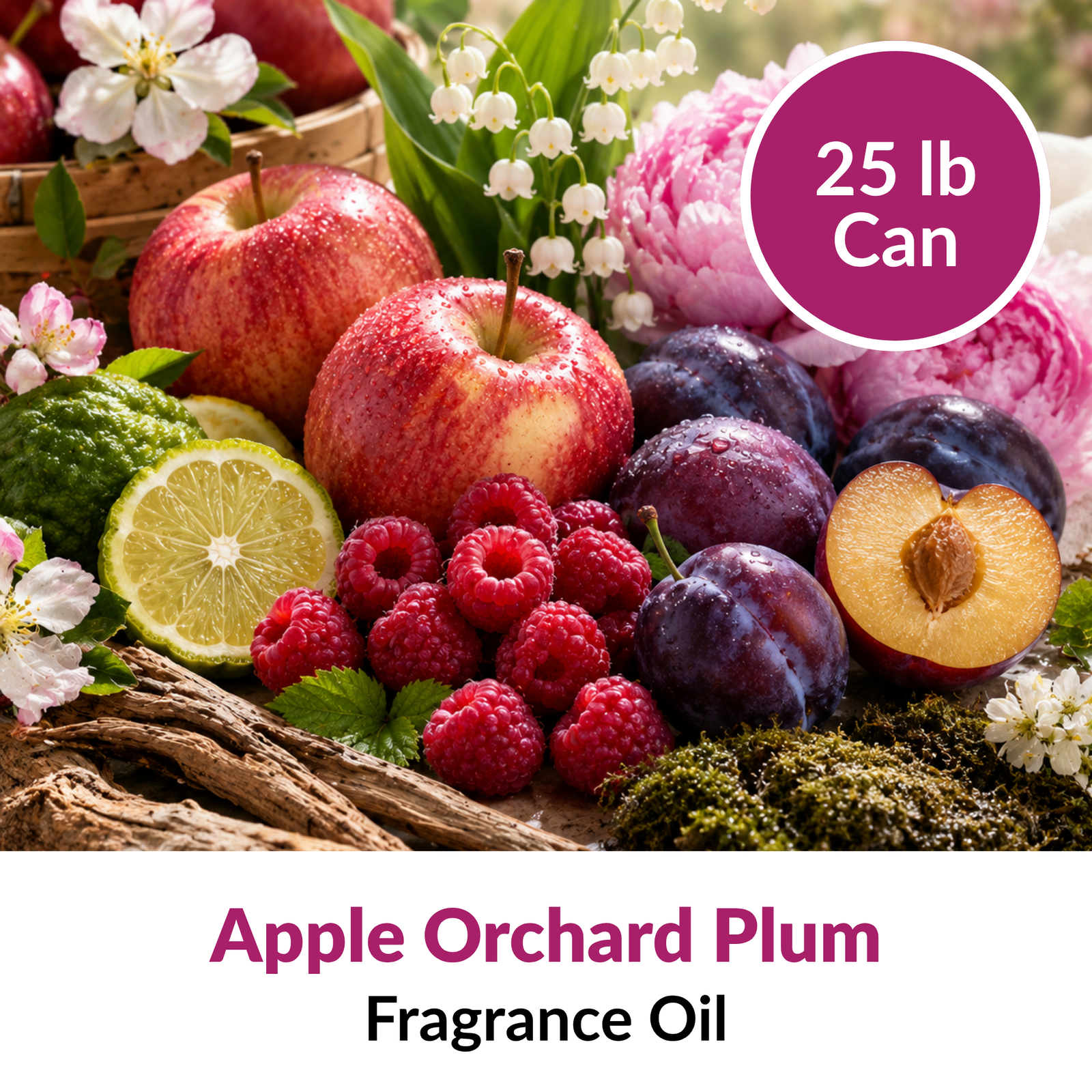 Apple Orchard Plum Fragrance Oil (25 lbs)