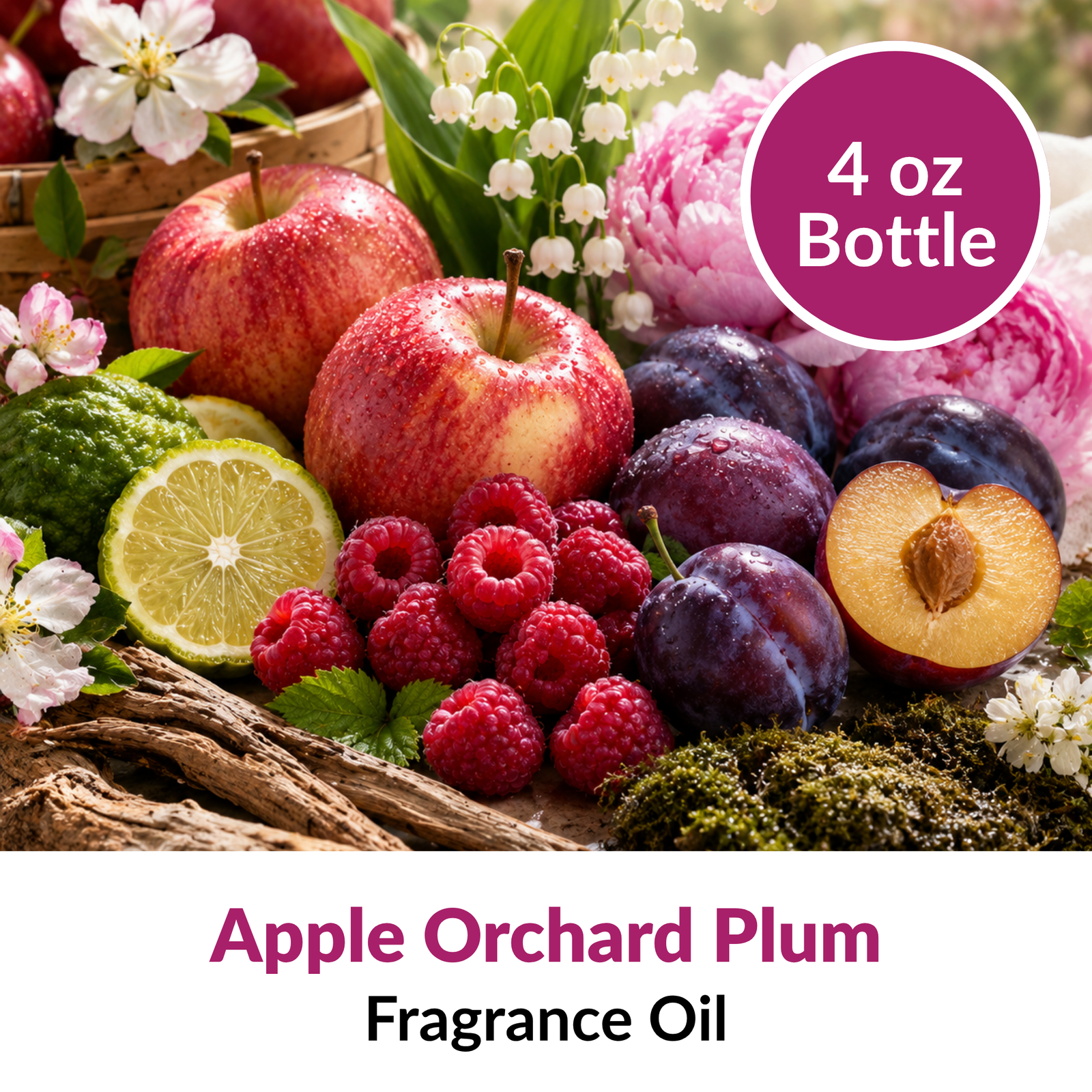 Apple Orchard Plum Fragrance Oil (4 oz)