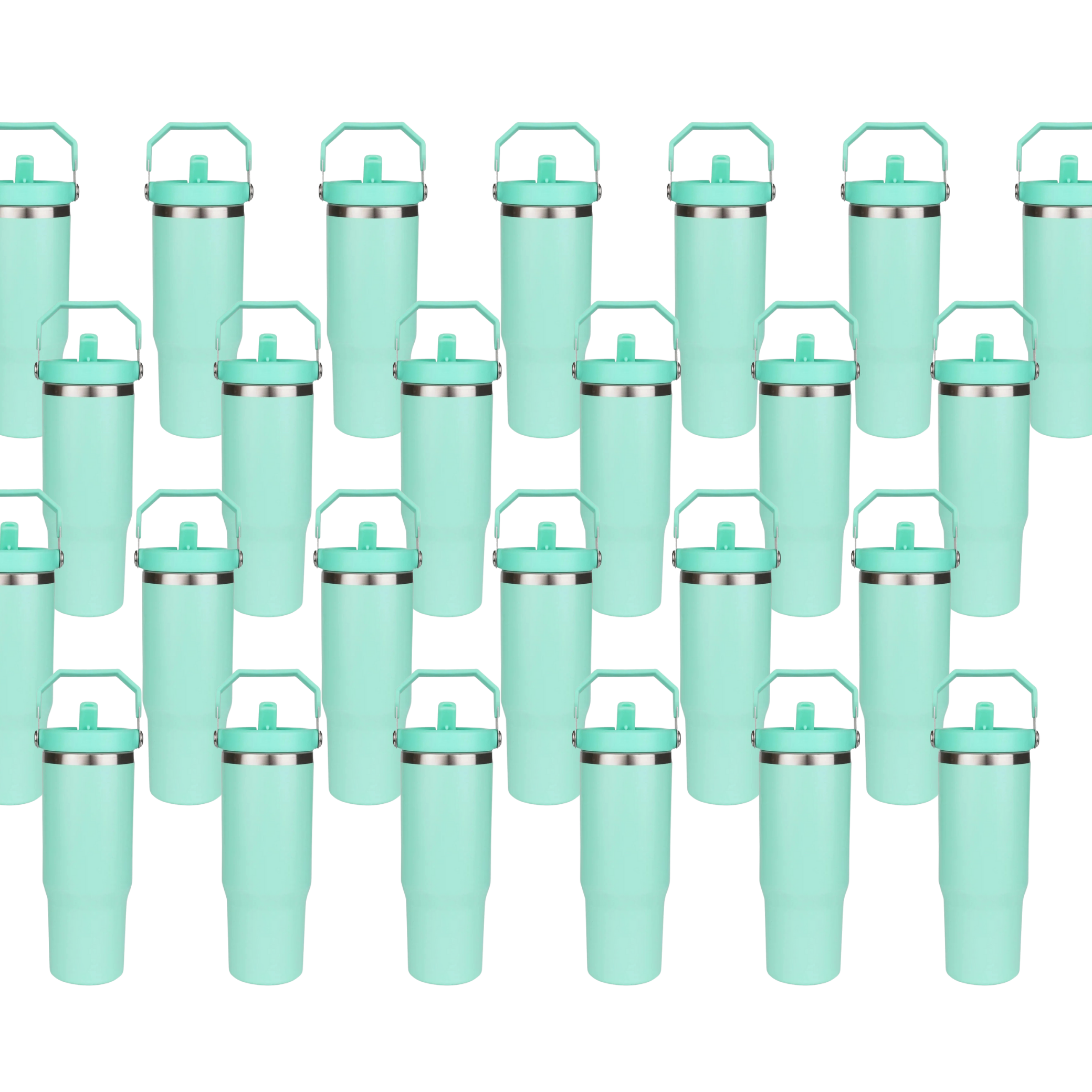 Master Maker Crafts -  22 oz Everyday Flip Straw Tumbler - Aqua (25 Piece CASE) | Master Maker Crafts - Wholesale Craft Supplies - Fast Shipping from Ohio DIY Craft Warehouse