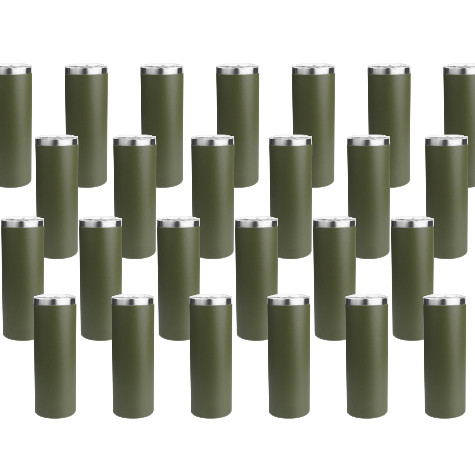 Master Maker Crafts -  20 oz Tall Skinny Tumbler - Army Green (25 Piece CASE) | Master Maker Crafts - Wholesale Craft Supplies - Fast Shipping from Ohio