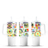 Autism awareness 40oz tumbler with colorful text and symbols, Master Maker Crafts, fast shipping Ohio DIY Craft Warehouse