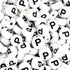 Master Maker Crafts wholesale white round letter P beads, bulk craft supplies Ohio, fast shipping DIY Craft Warehouse