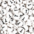 Master Maker Crafts wholesale craft supplies white round letter T beads, fast shipping Ohio DIY Craft Warehouse
