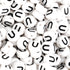 White letter U beads for jewelry, Master Maker Crafts wholesale craft supplies Ohio fast shipping DIY Craft Warehouse