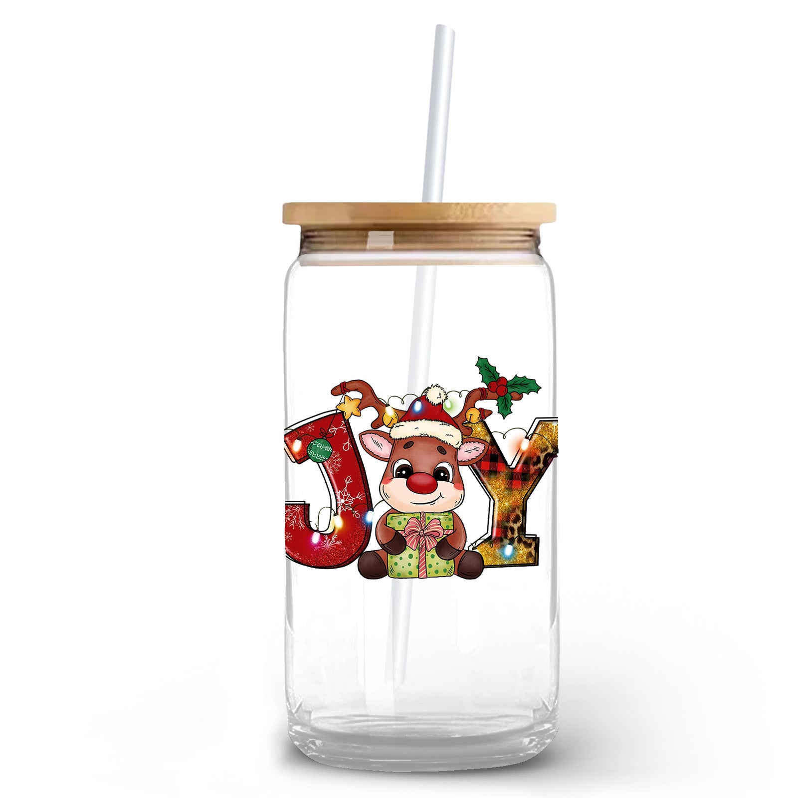 Master Maker Crafts -  UV DTF Decal - Baby Reindeer Joy 2 Decals 3.5