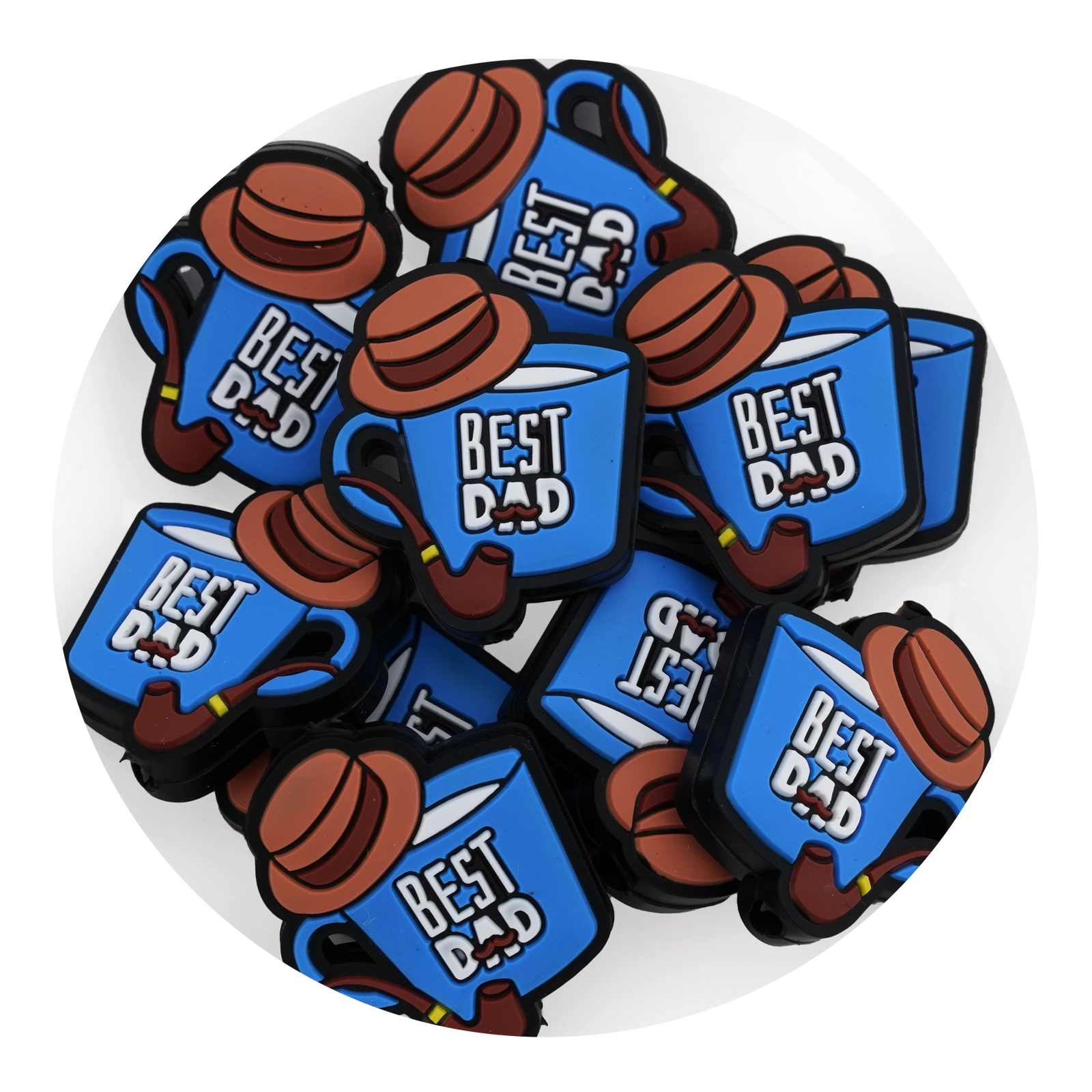 Dad Silicone Focal Beads | Master Maker Crafts - Wholesale Craft Supplies - Fast Shipping from Ohio