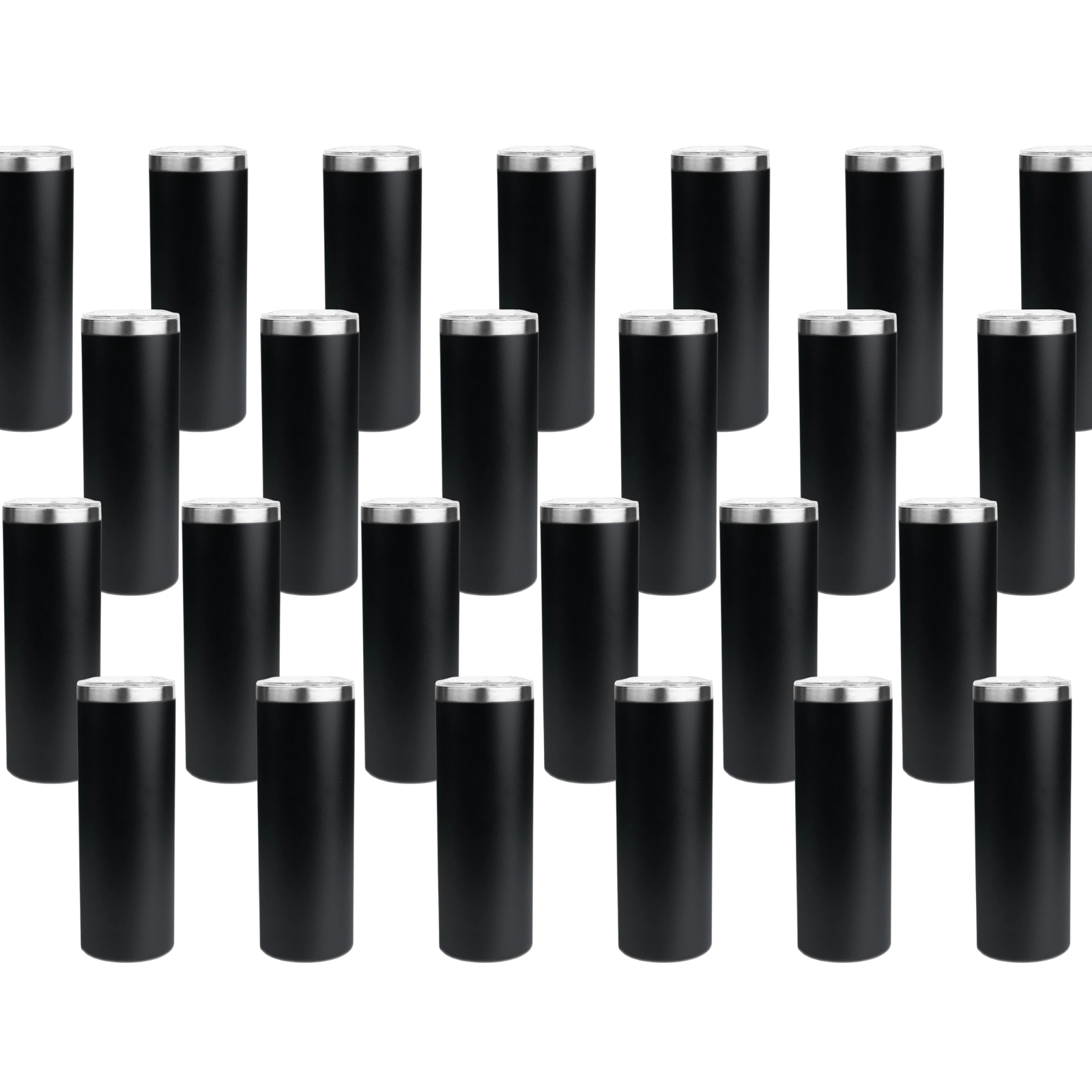 Master Maker Crafts -  20 oz Tall Skinny Tumbler - Black (25 Piece CASE) | Master Maker Crafts - Wholesale Craft Supplies - Fast Shipping from Ohio