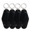 Retro Motel Keychain with Silver Ring - Black - DIY Craft Warehouse DIY Craft Warehouse