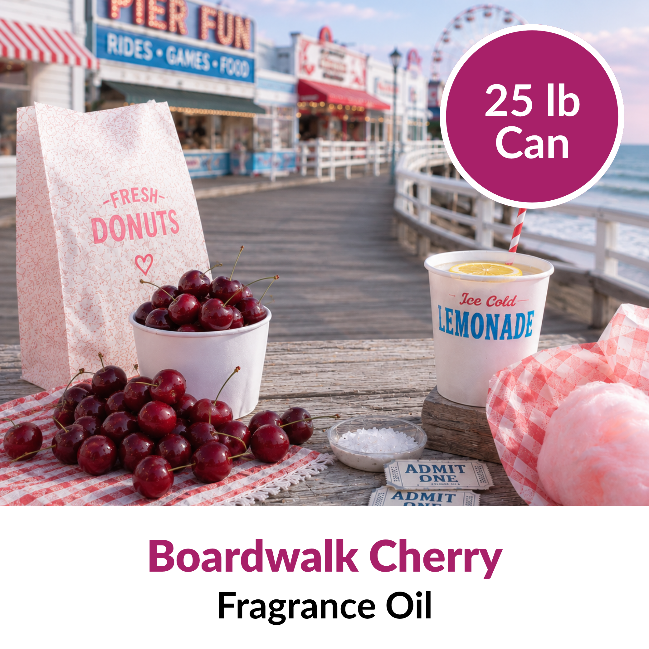 Boardwalk Cherry Fragrance Oil (25 lbs)