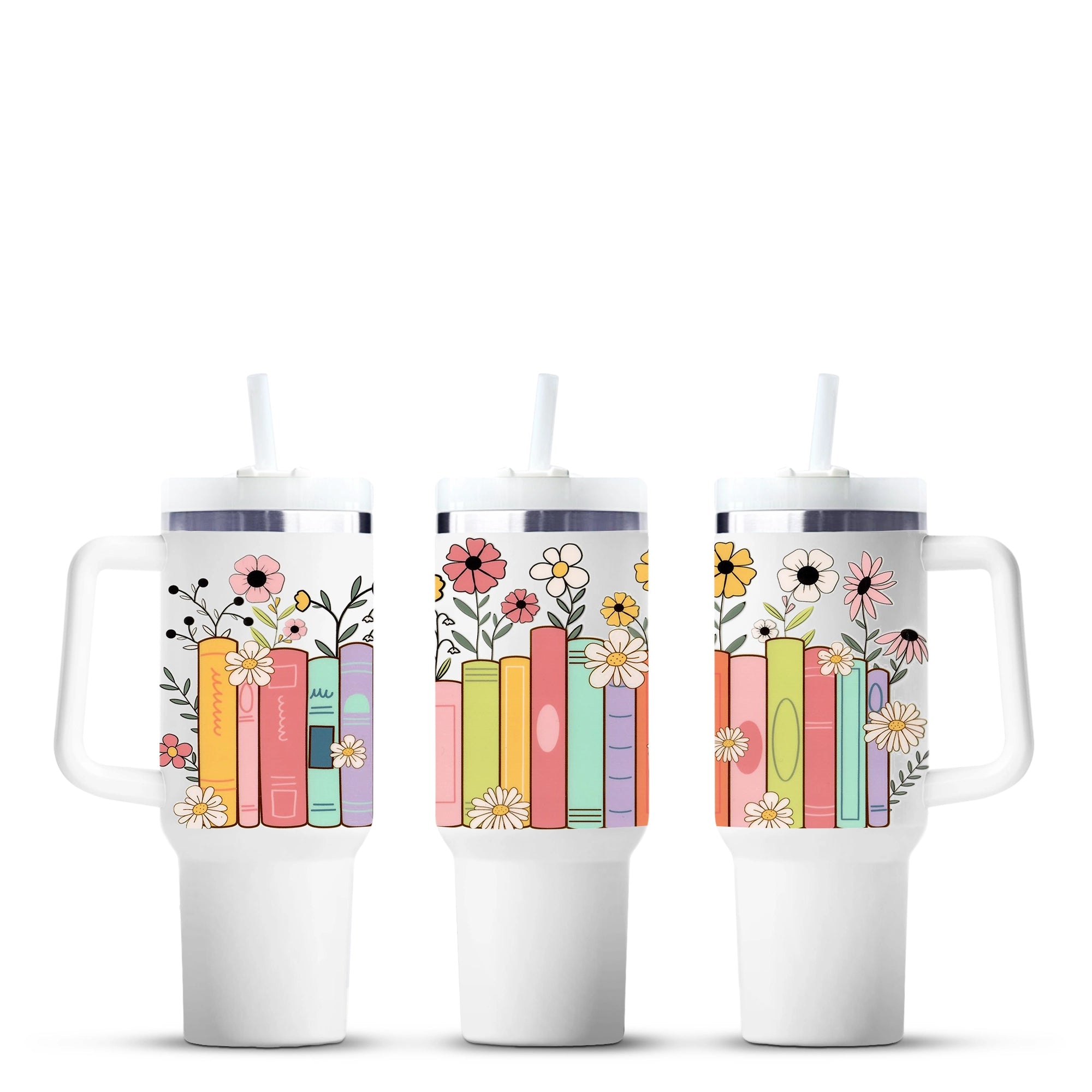 Floral book tumbler cups, Master Maker Crafts wholesale craft supplies, fast shipping Ohio DIY Craft Warehouse