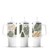 Botanical leaf print tumblers by Master Maker Crafts, wholesale craft supplies, fast shipping Ohio DIY Craft Warehouse