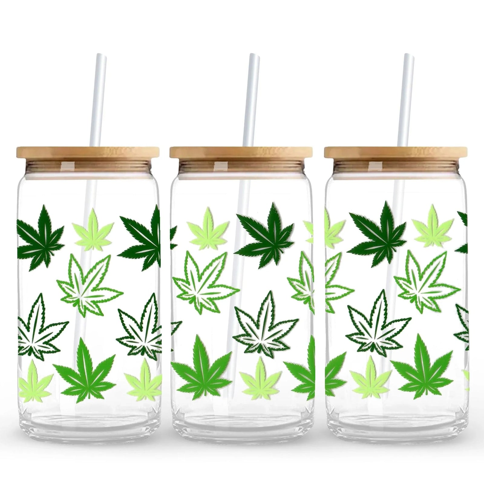 UV DTF Wrap - Cannabis Leaves - DIY Craft Warehouse