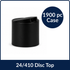 Disc Top Black Smooth - 24/410 (1900/Case)