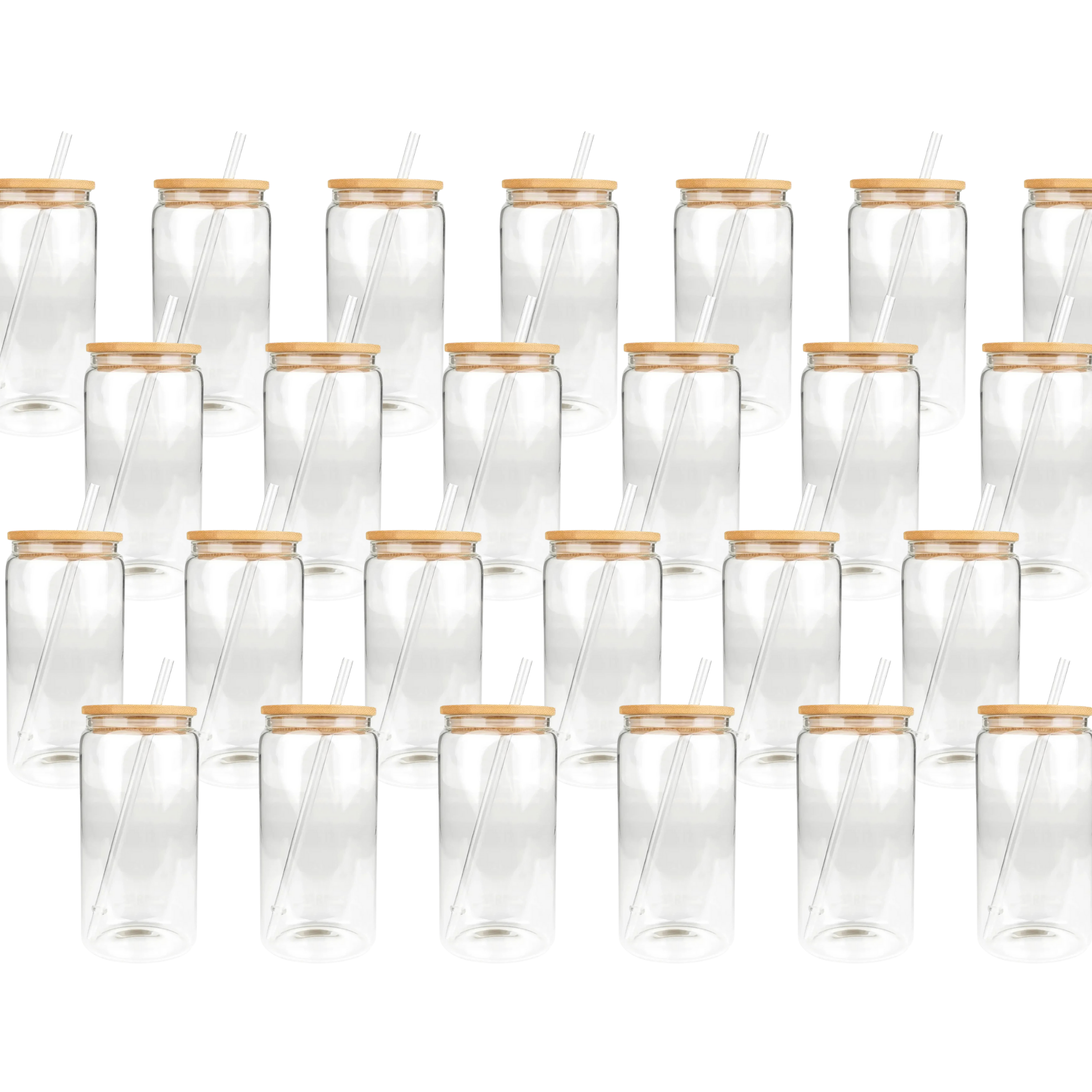 Master Maker Crafts -  16 oz Glass Single Wall Can Cup - Clear (25 Piece CASE) | Master Maker Crafts - Wholesale Craft Supplies - Fast Shipping from Ohio DIY Craft Warehouse