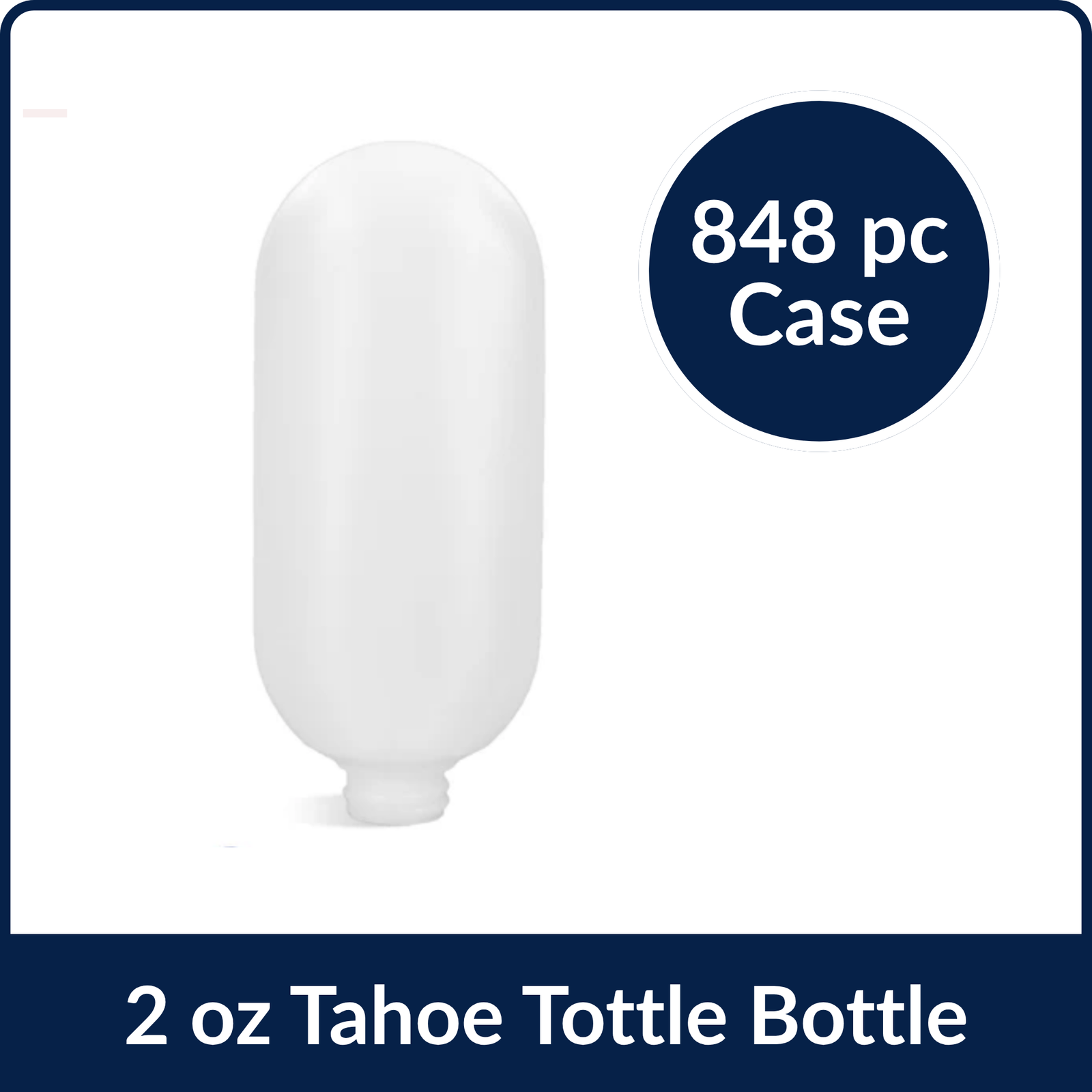 Tahoe HDPE Tottle Bottle 2 oz - 22/400 (CASE 848)
