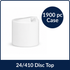 Disc Top White Smooth - 24/410 (1900/Case)