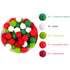 Christmas hues craft bead mix in green, red, white by Master Maker Crafts, wholesale supplies Ohio DIY Craft Warehouse