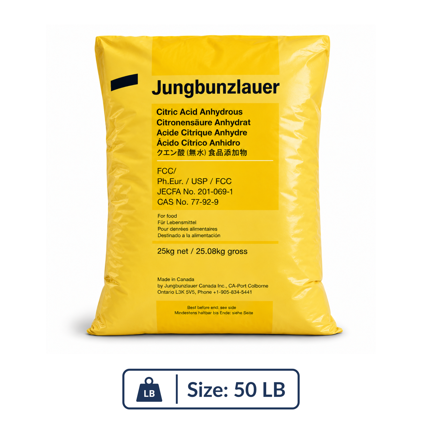 Citric Acid - Fine Grain (50 lb Bag)