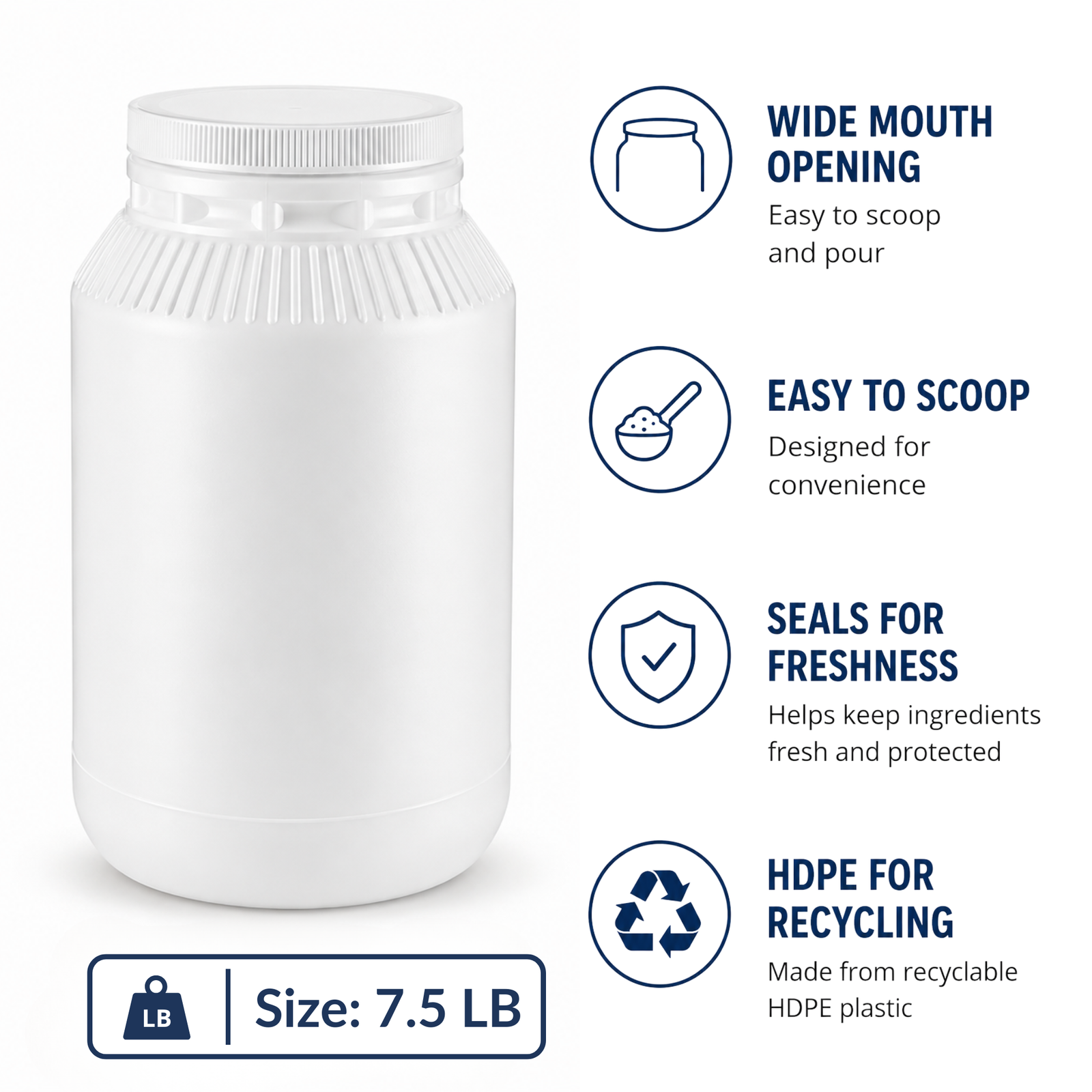 Citric Acid - Fine Grain (7.5 lb Jar)