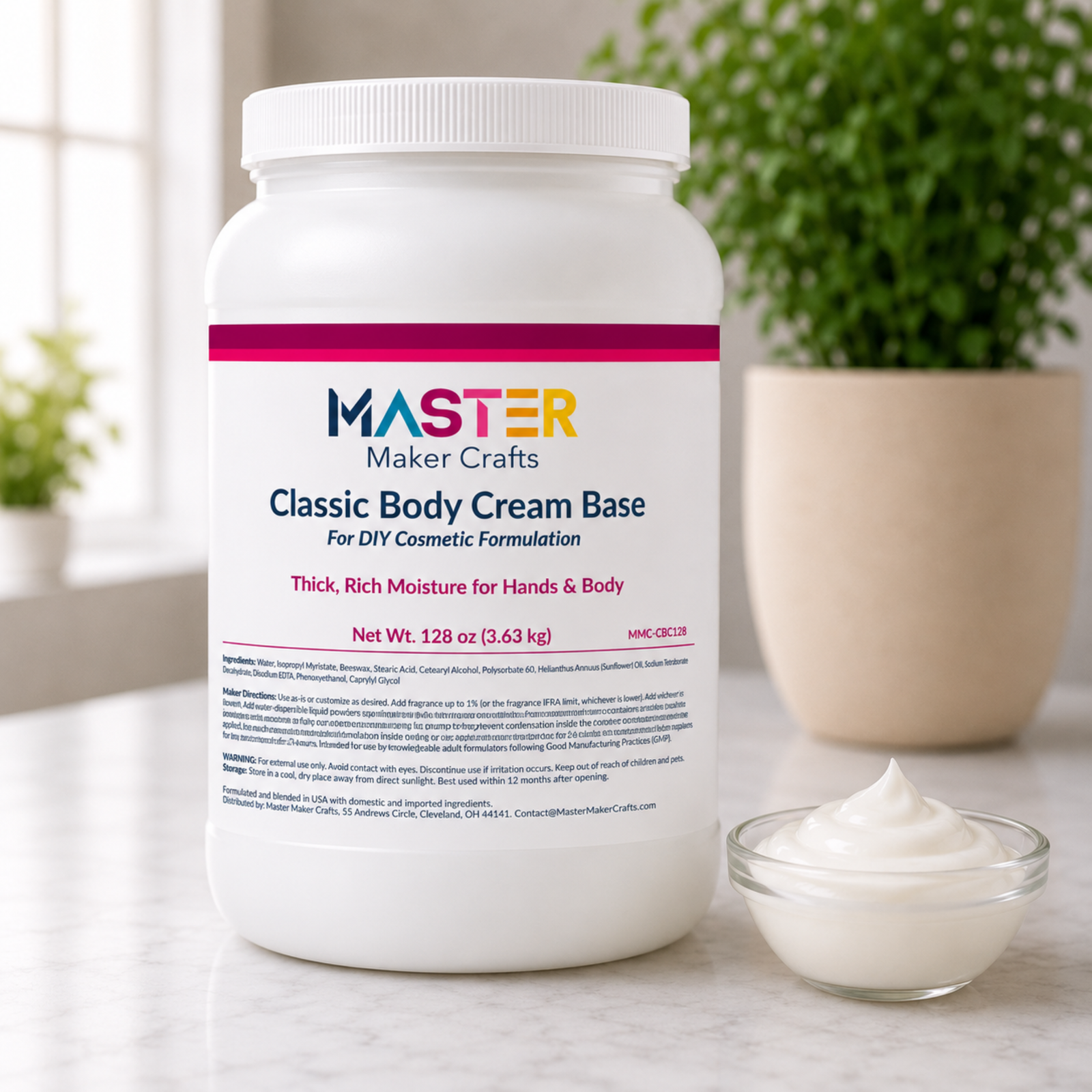 Classic Body Cream Base (128 oz)
