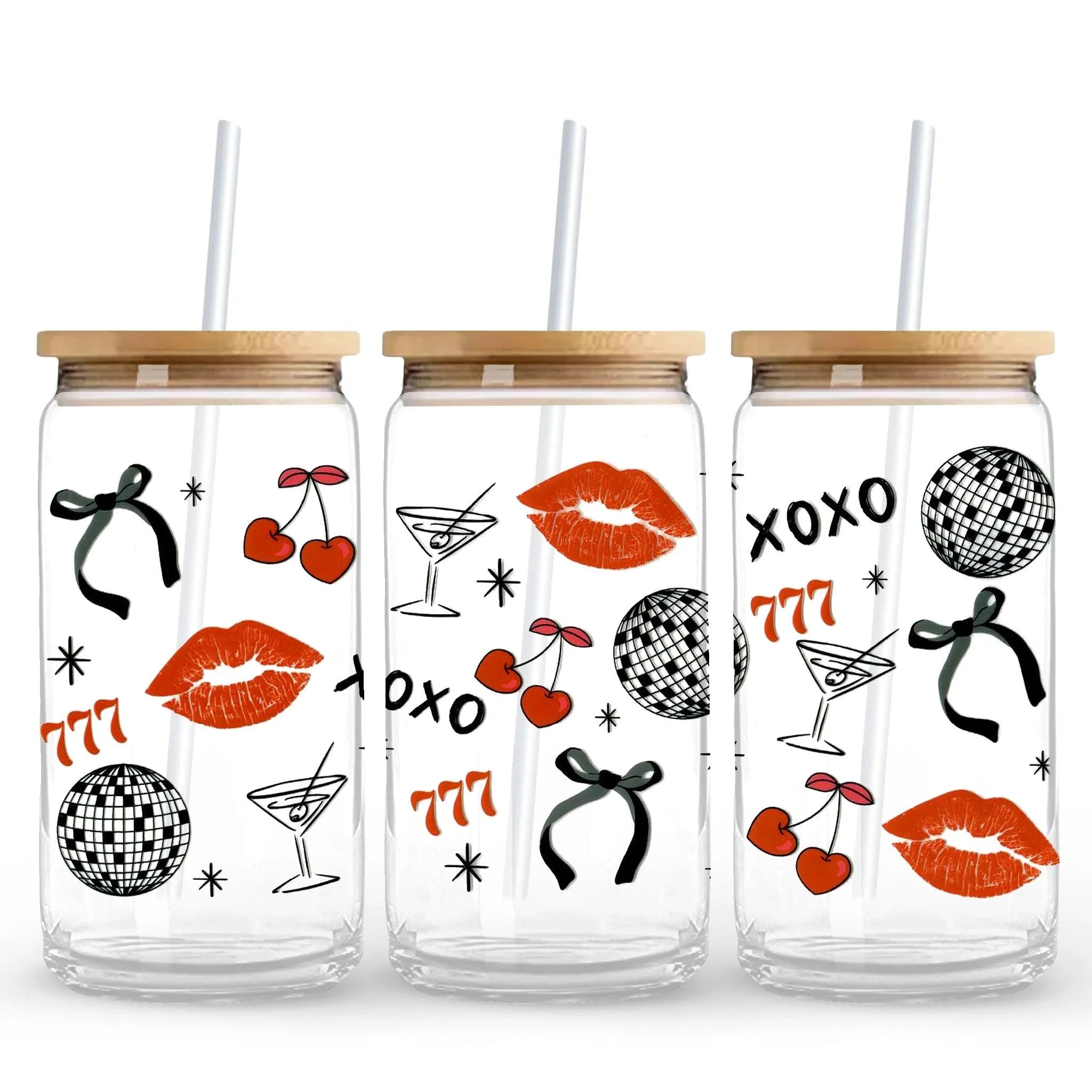 UV DTF Wrap - Cocktails & Kisses - DIY Craft Warehouse DIY Craft Warehouse