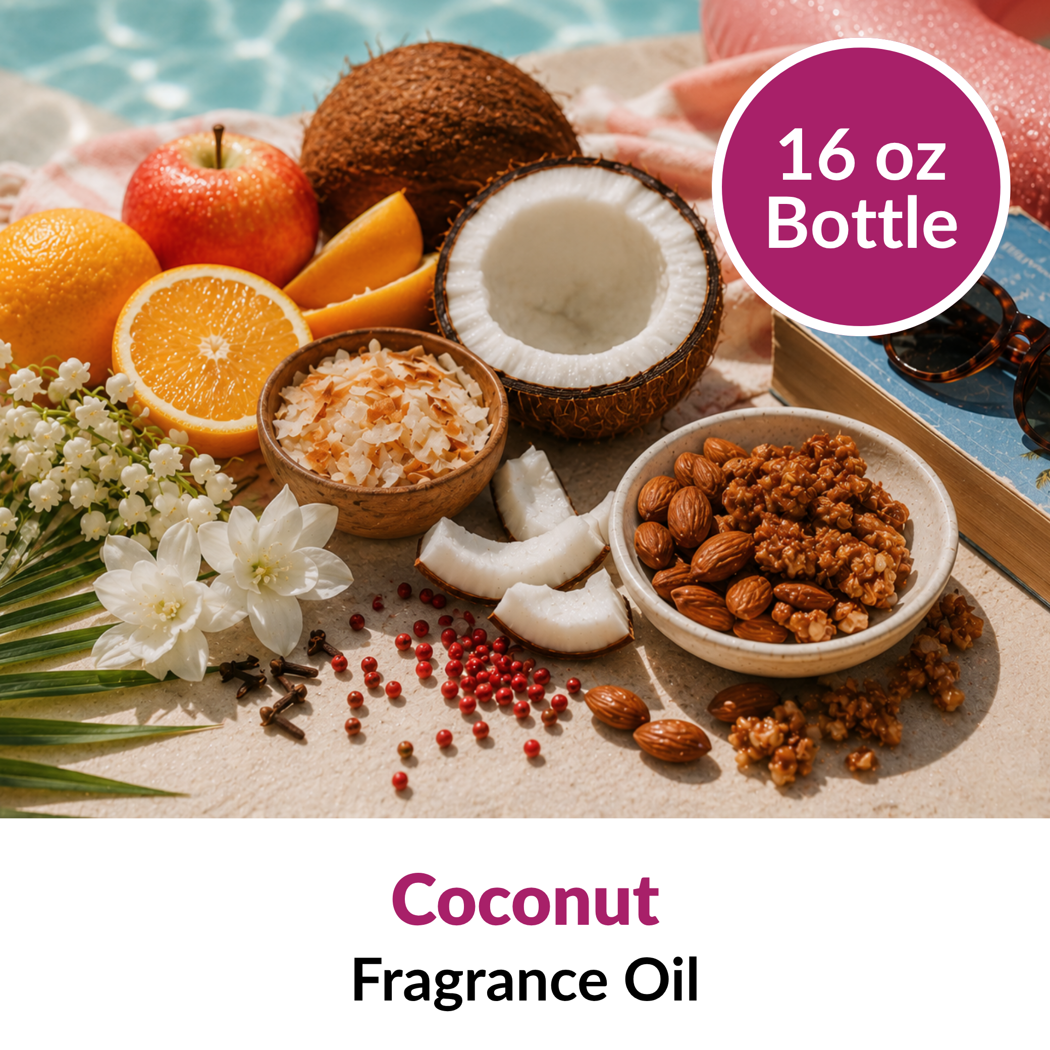 Coconut Fragrance Oil (16 oz)