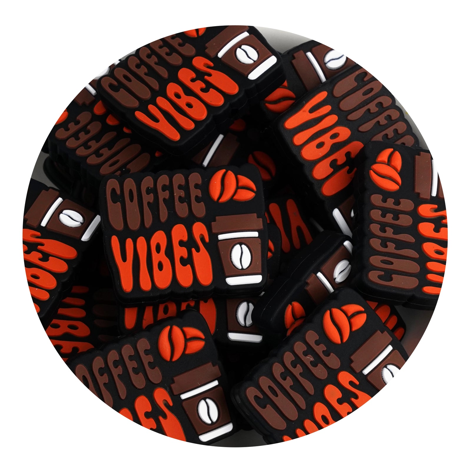 Master Maker Crafts -  Silicone Focal Bead - Coffee Vibes (5 Beads) | Master Maker Crafts - Wholesale Craft Supplies - Fast Shipping from Ohio