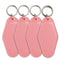 Retro Motel Keychain with Silver Ring - Coral Pink - DIY Craft Warehouse DIY Craft Warehouse