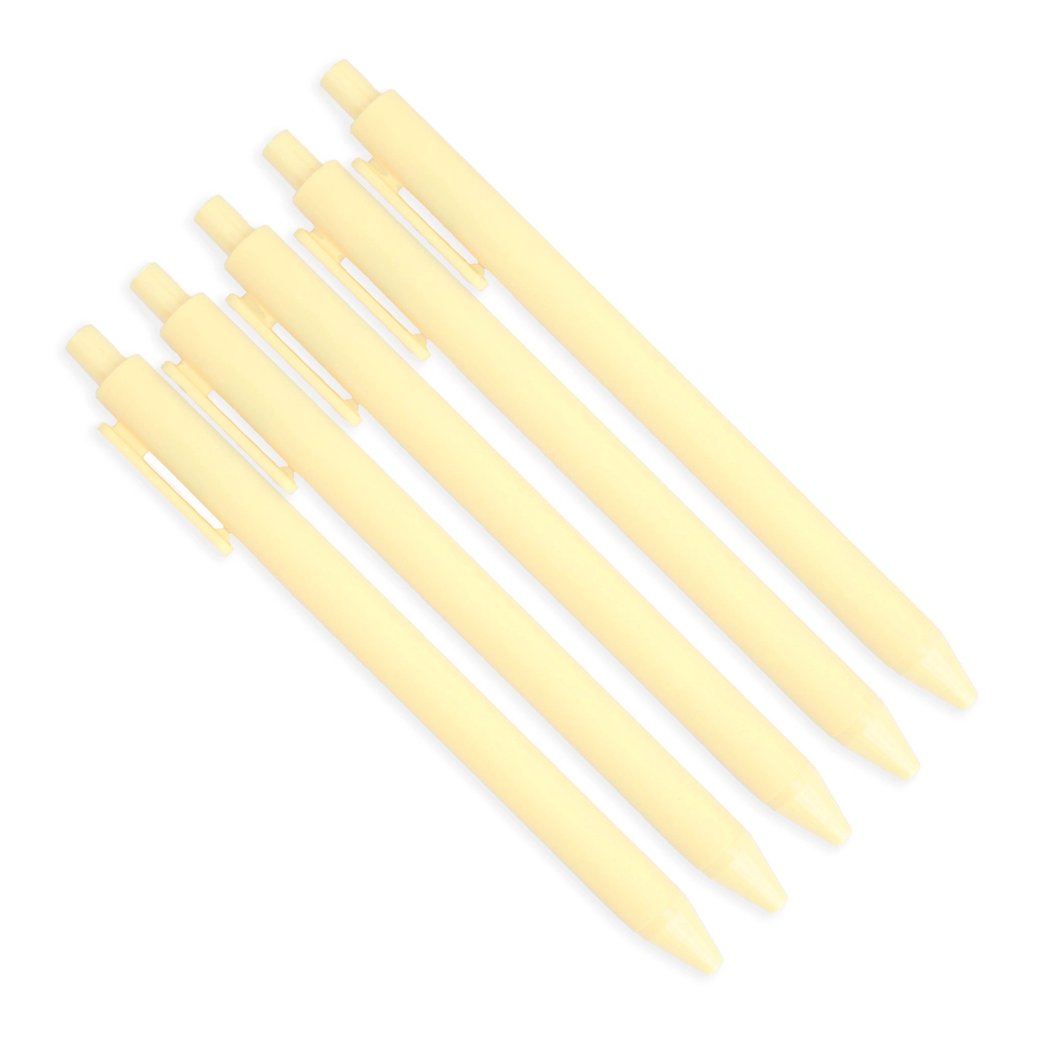 Master Maker Crafts -  Craft Pen Blank - Butter Yellow (5 pack - Ballpoint Black Ink) | Master Maker Crafts - Wholesale Craft Supplies - Fast Shipping from Ohio DIY Craft Warehouse