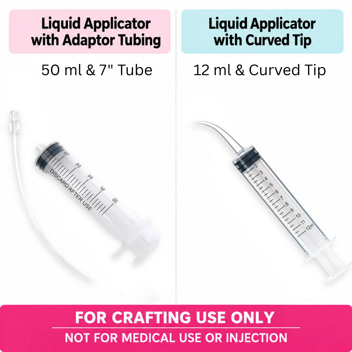 Crafting Syringes (For Snow Globes & Resin) - 1000/LOT