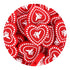 Image of Silicone Focal Bead - Cupid Heart Red (5 Beads) sold at Master Maker Crafts. Wholesale prices and fast shipping.