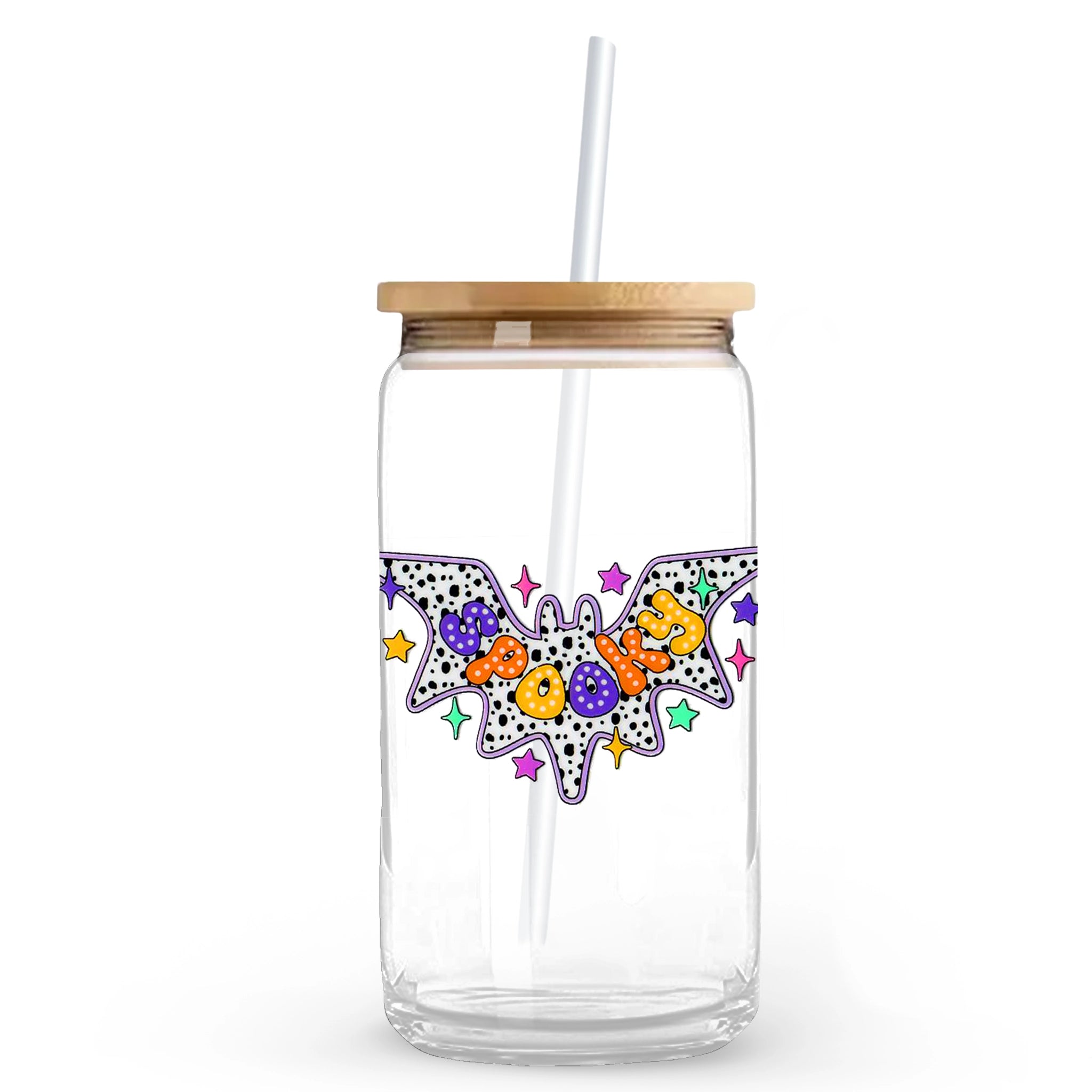 Master Maker Crafts -  UV DTF Decal - Neon Spooky Bat 2 Decals 3.5" (Cup NOT Included) | Master Maker Crafts - Wholesale Craft Supplies - Fast Shipping from Ohio DIY Craft Warehouse