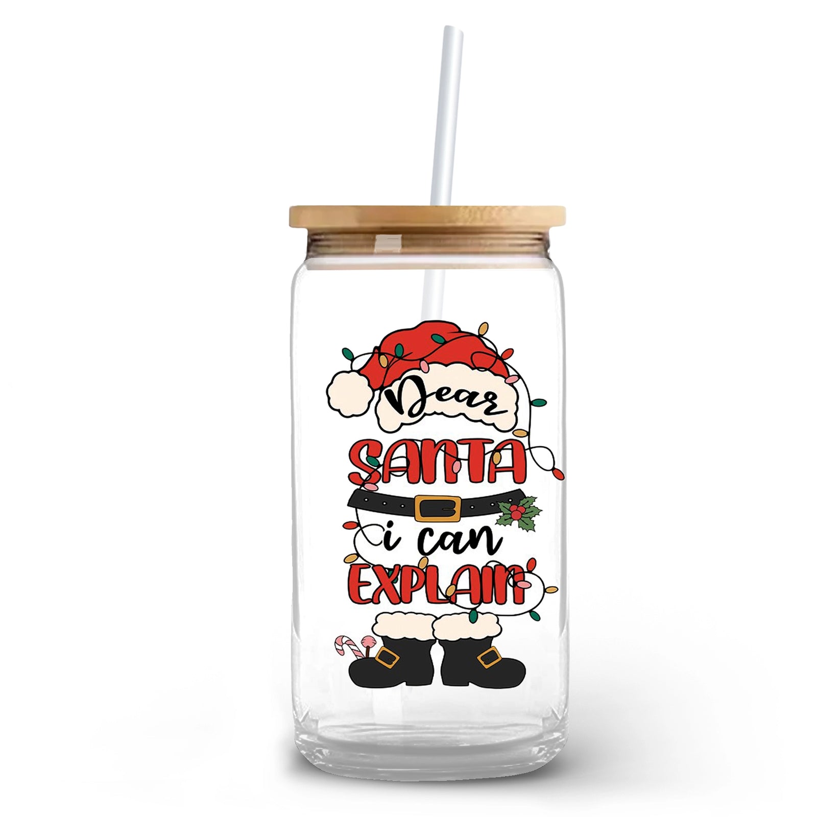 Master Maker Crafts -  UV DTF Decal - Dear Santa I Can Explain 2 Decals 3.5