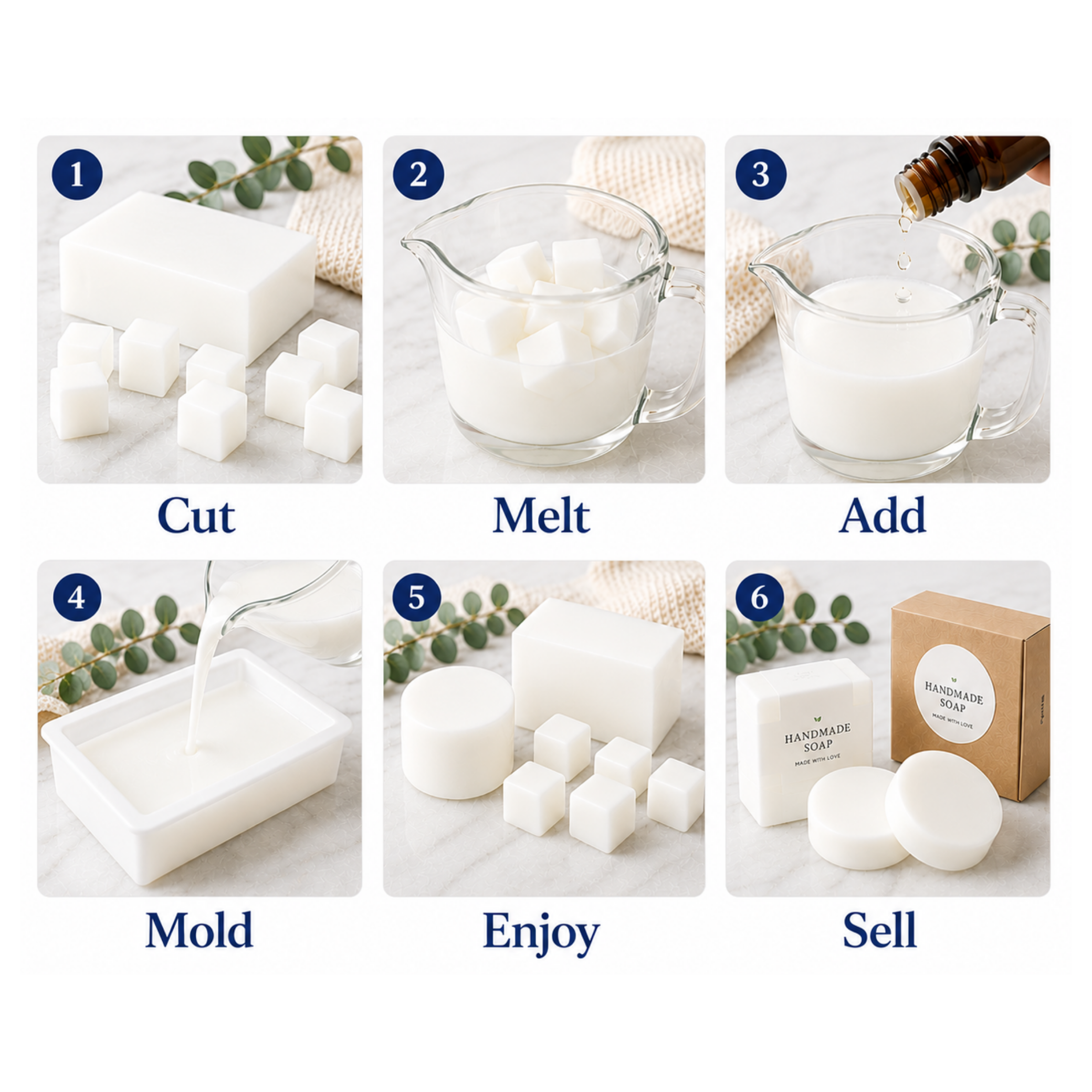 True Soap Melt & Pour Soap Base - White (5 lb Tub)