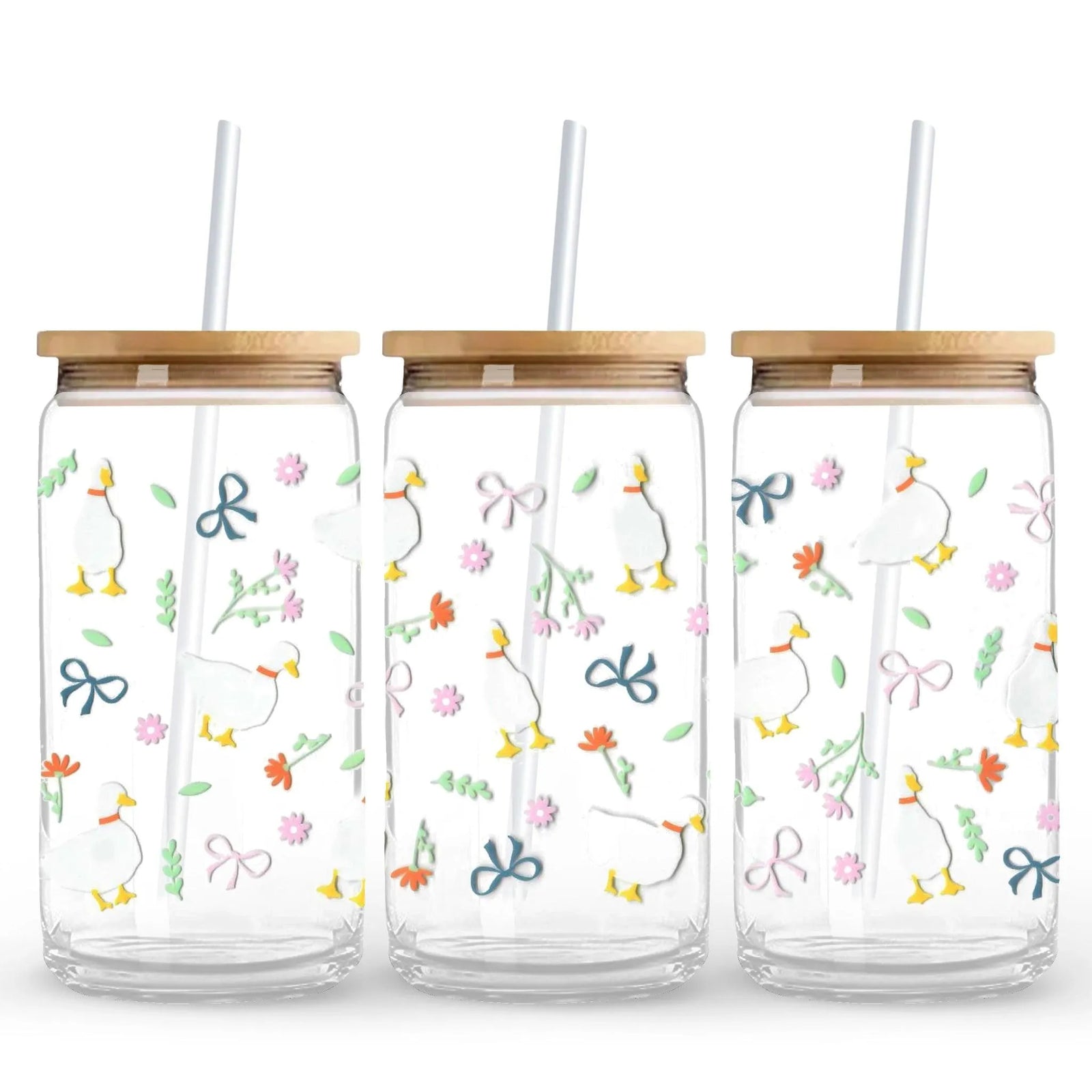 UV DTF Wrap - Ducks & Bows - DIY Craft Warehouse